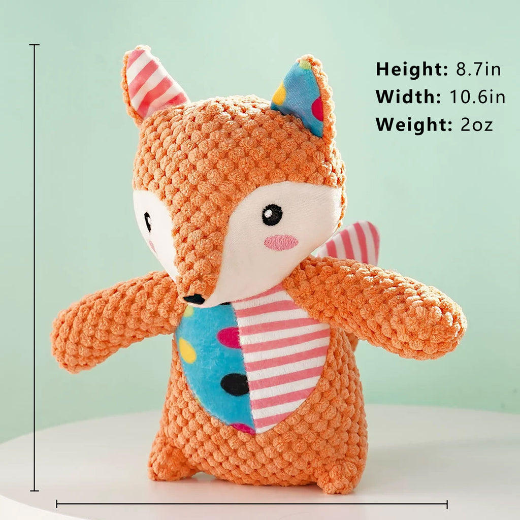 Anna-Kaci Interactive Dog Squeaky Chew Toys Plush Crinkle Dog Toys Treat Boredom Pet Training Teeth Cleaning