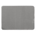 Anna-Kaci Cat Litter Trapping Mat 24*18in Double Layer Honeycomb Design Soft EVA Non Slip Easy Clean