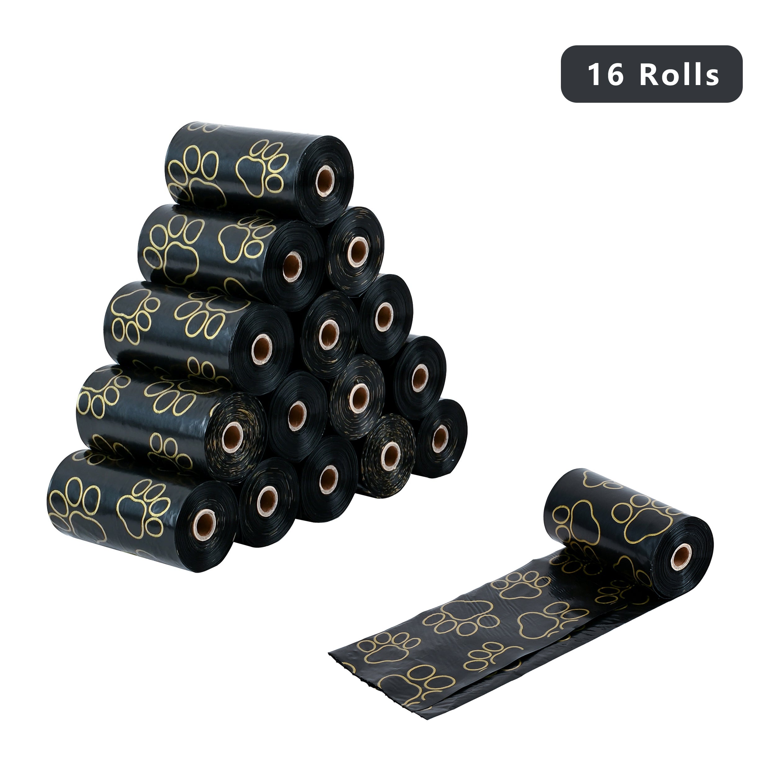 Anna-Kaci Dog Waste Bags 240 Bags in 16 Rolls Leakproof Easy Tear Unscented Pet Cleanup Bags