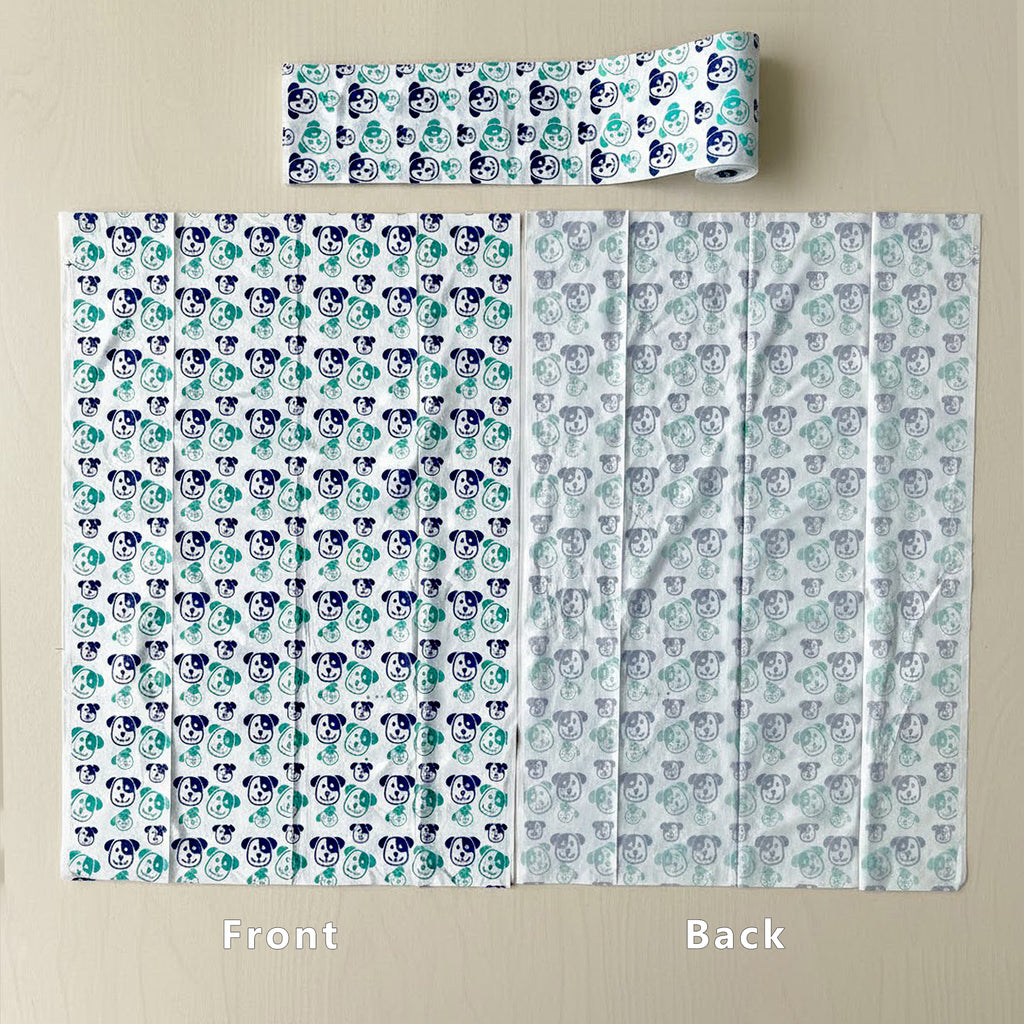 Anna-Kaci Dog Waste Bags 240 Bags in 16 Rolls Printed Easy Tear Leakproof Pet Cleanup Bags