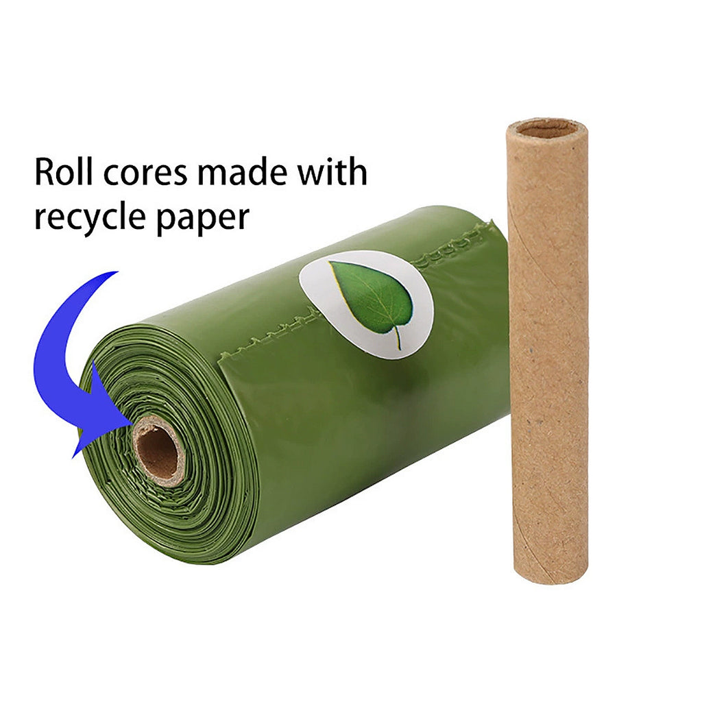 Anna-Kaci Biodegradable Dog Waste Bags Leakproof Easy Tear Pet Cleanup Bags with Dispenser