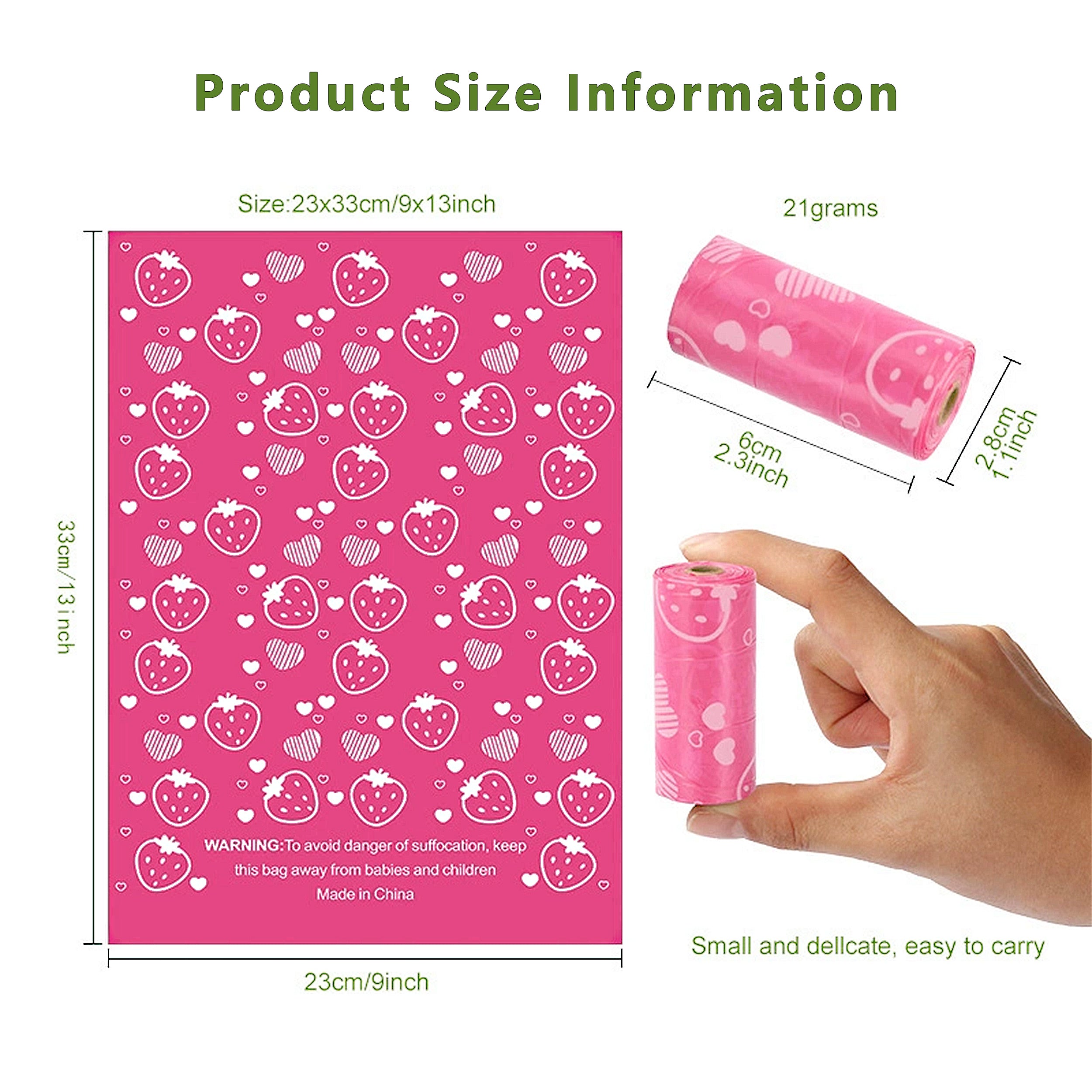 Anna-Kaci Biodegradable Dog Waste Bags 240 Bags in 16 Rolls with Dispenser Leakproof Pet Cleanup Bags