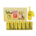Anna-Kaci Biodegradable Dog Waste Bags with Dispenser Leakproof Easy Tear Printed Pet Trash Bags