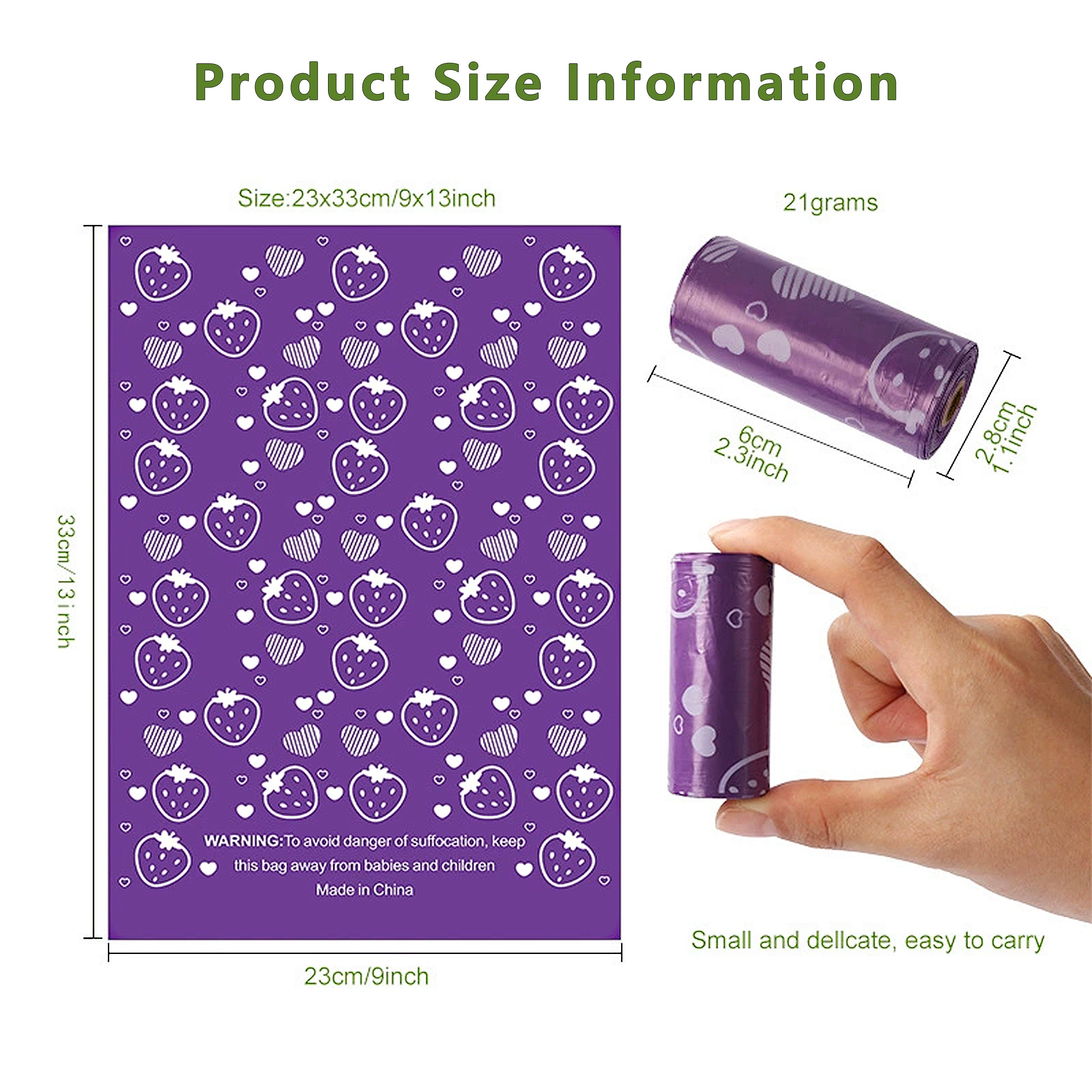 Anna-Kaci Biodegradable Dog Waste Bags 240 Bags in 16 Rolls with Dispenser Leakproof Easy Tear Cleanup Bags