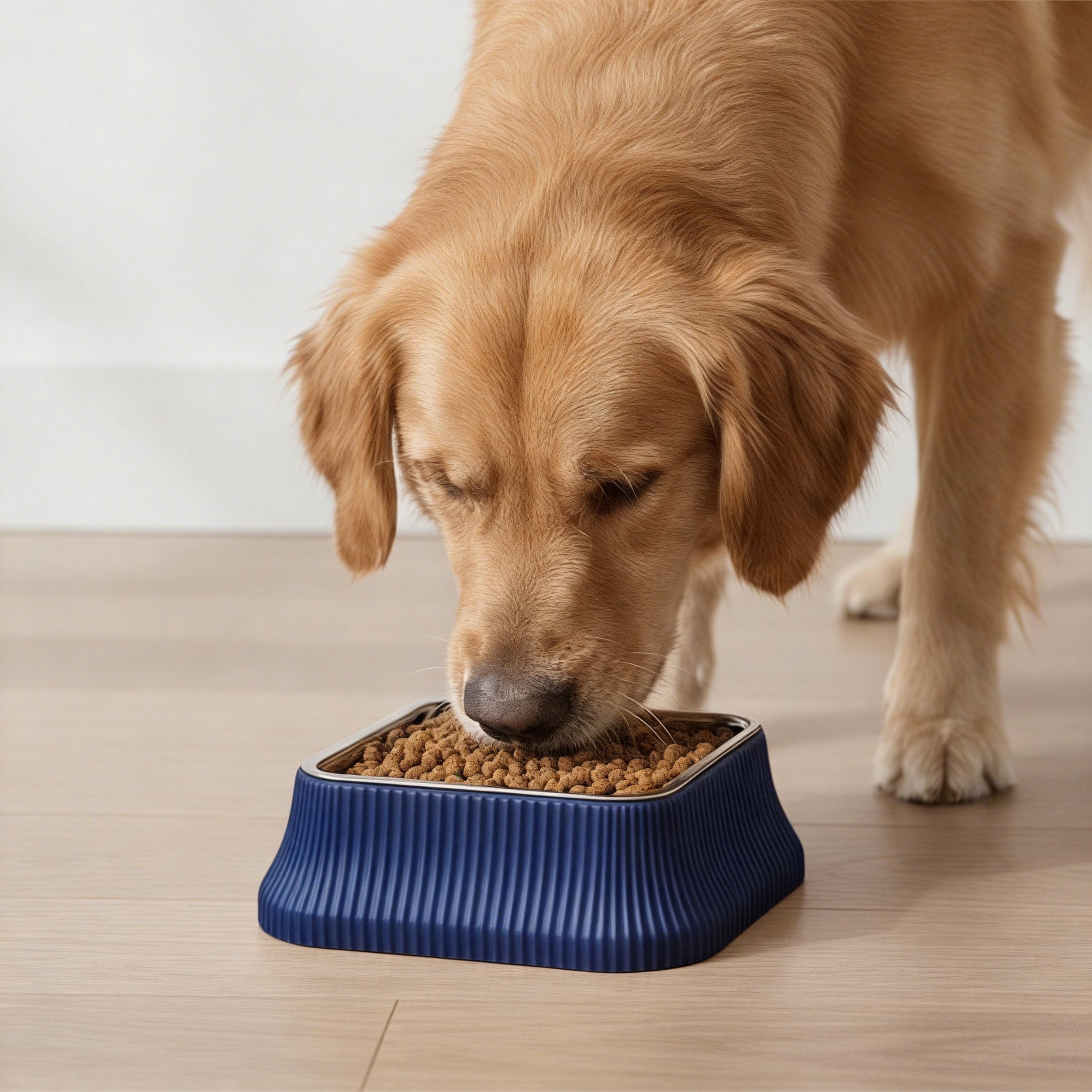 Anna-Kaci Stainless Steel Dog Bowl with Non-Slip Base and Removable Inner Bowl