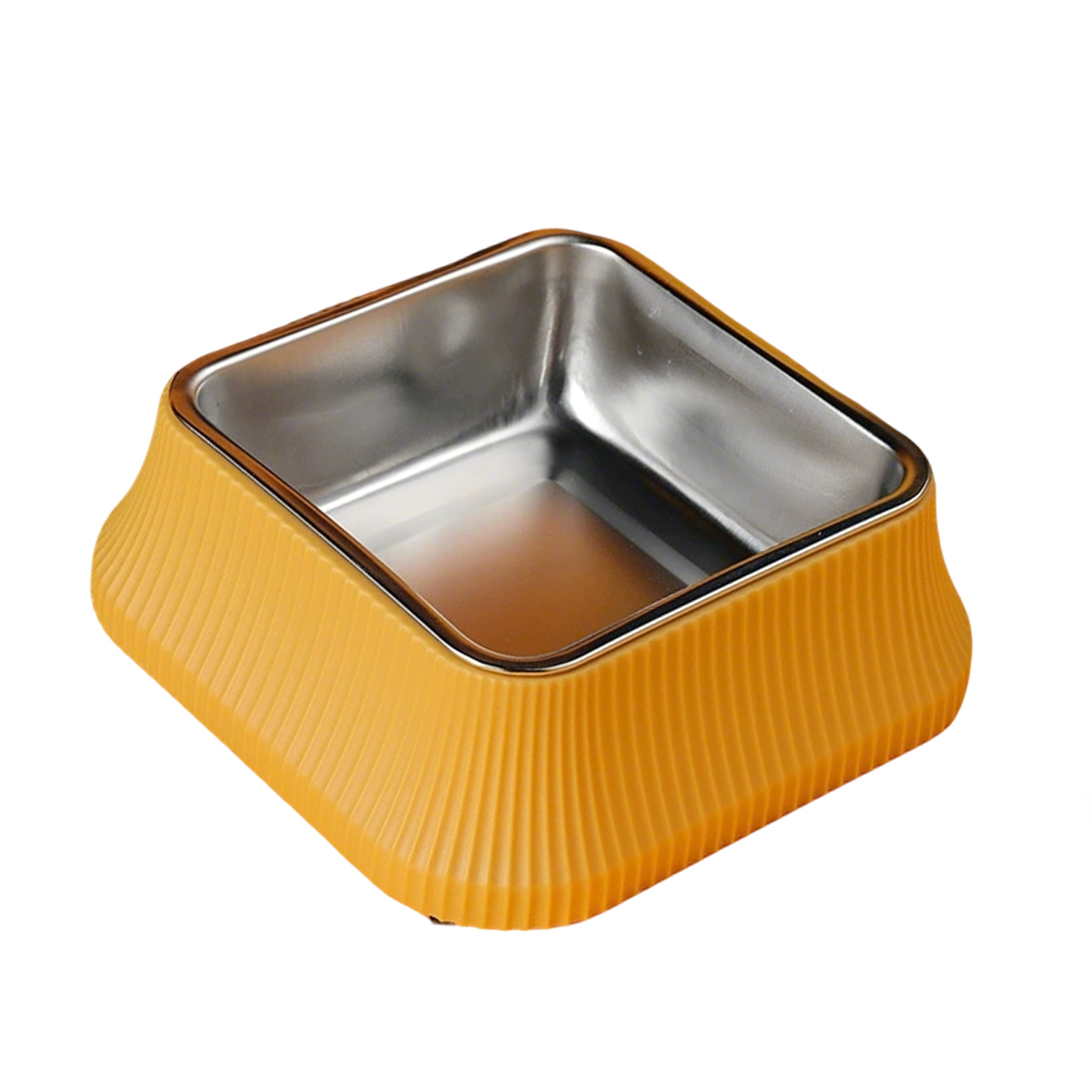 Anna-Kaci Stainless Steel Dog Bowl with Non-Slip Base and Removable Inner Bowl