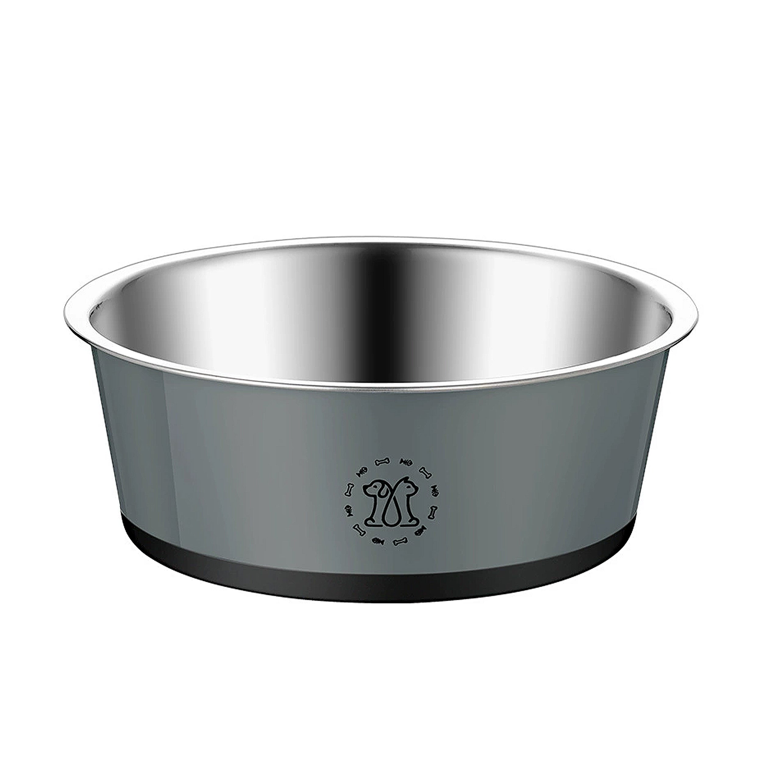 Anna-Kaci Stainless Steel Dog Bowls with Non Slip Base Easy Clean Design
