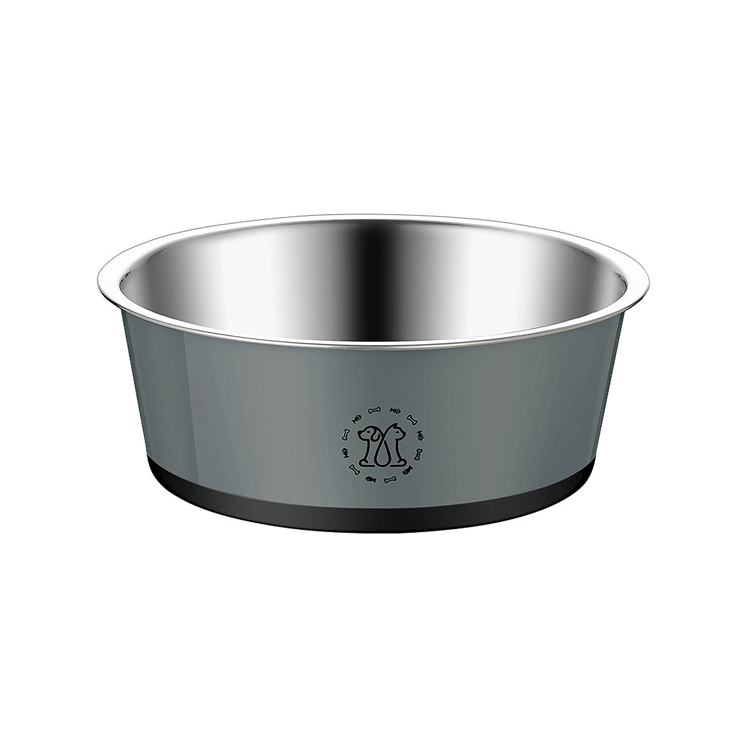 Anna-Kaci Stainless Steel Dog Bowls with Non Slip Base Easy Clean Design