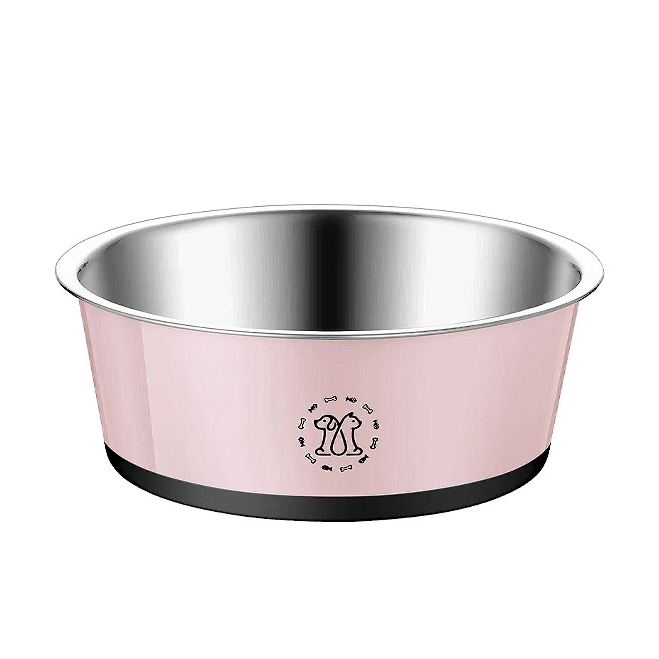 Anna-Kaci Stainless Steel Dog Bowls with Non Slip Base Easy Clean Design