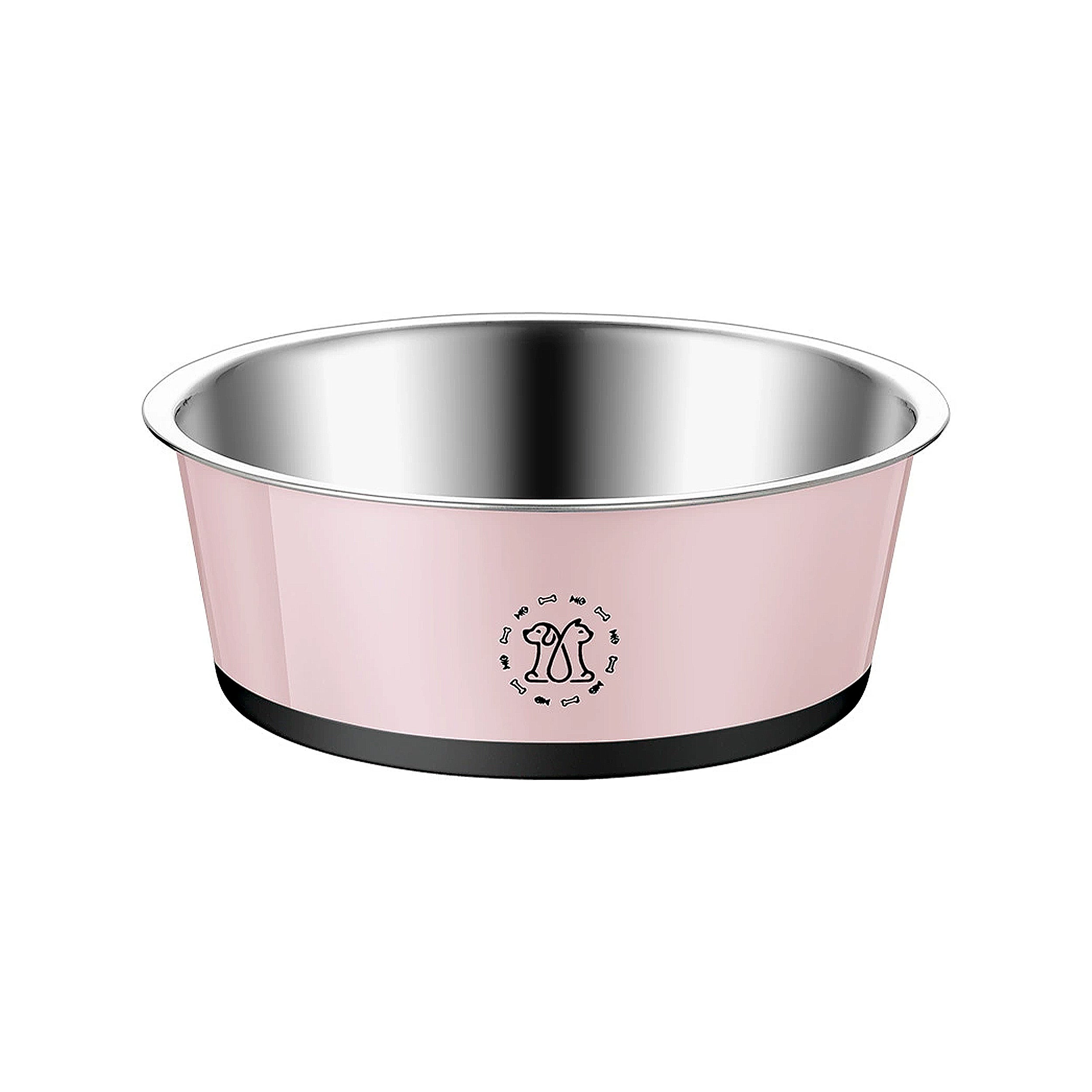 Anna-Kaci Stainless Steel Dog Bowls with Non Slip Base Easy Clean Design