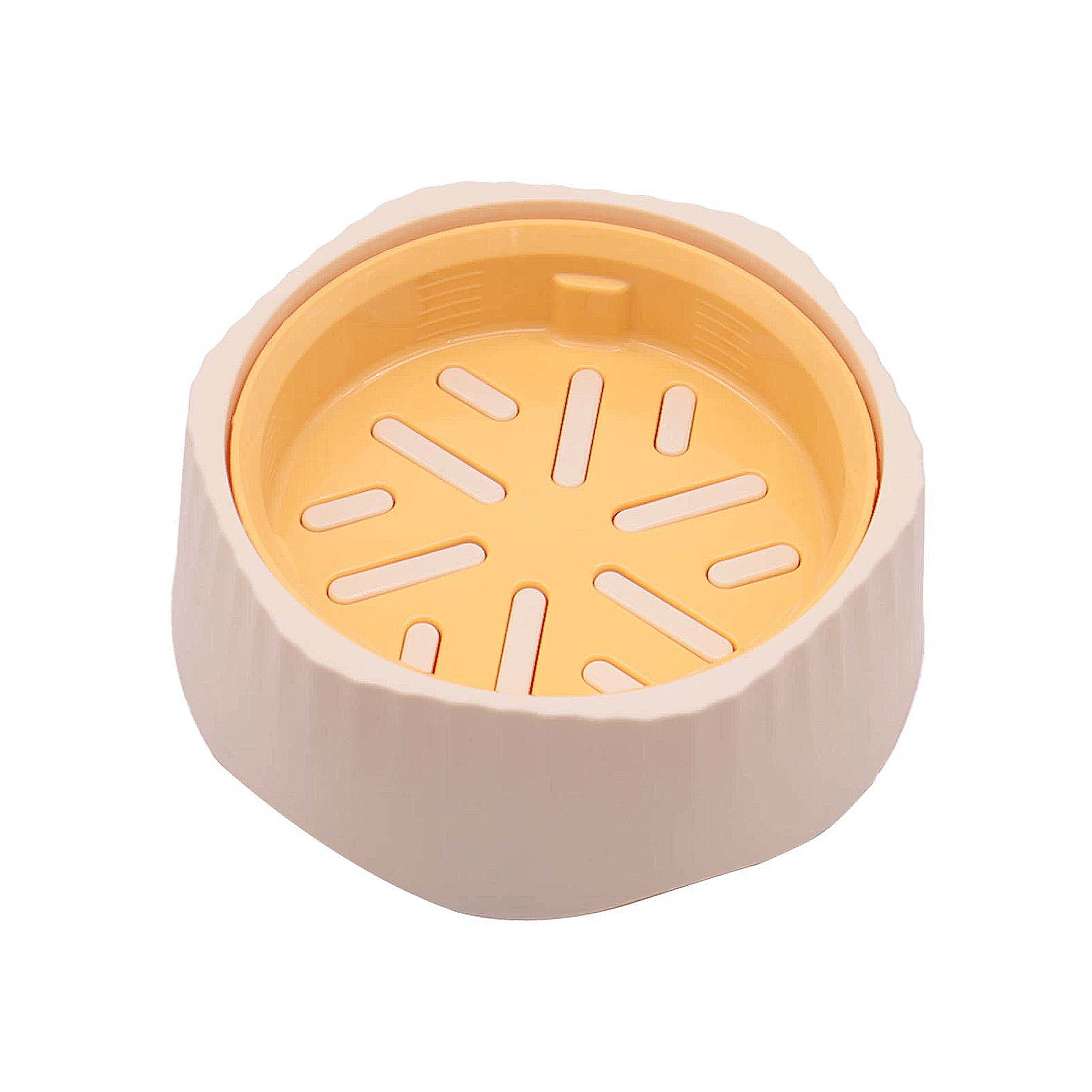 Anna-Kaci Pet Slow Feeder Bowl with Removable Insert, Non-Slip Base, Convertible Design