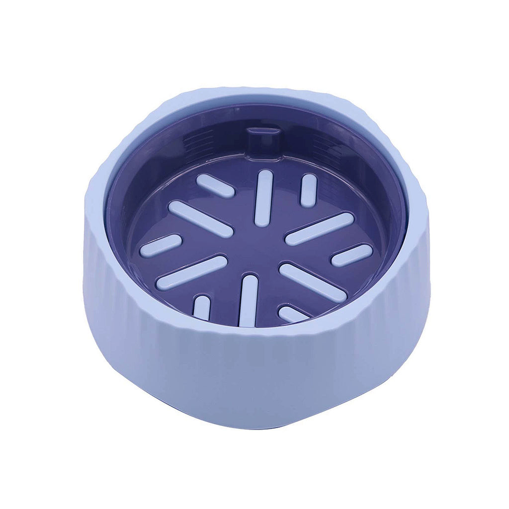 Anna-Kaci Pet Slow Feeder Bowl with Removable Insert, Non-Slip Base, Convertible Design