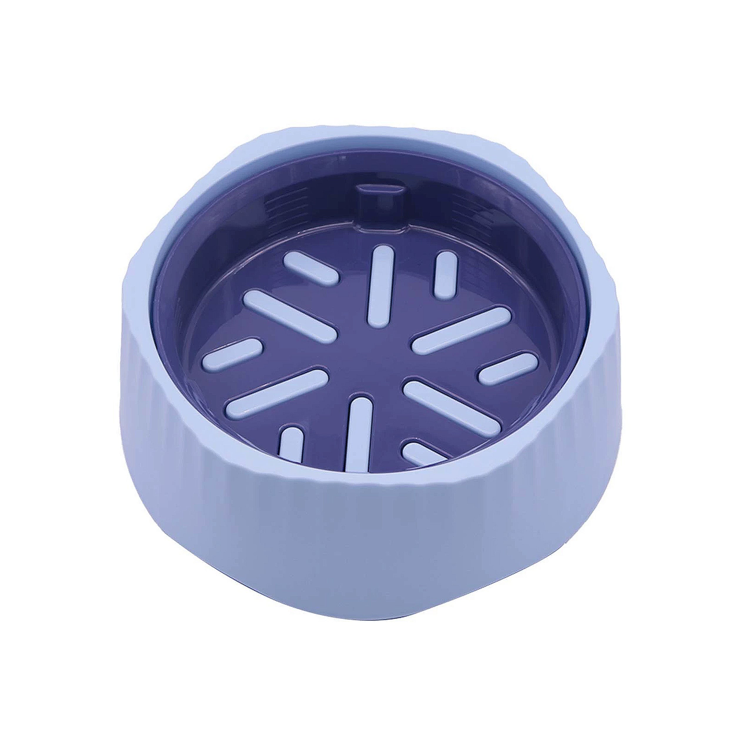 Anna-Kaci Pet Slow Feeder Bowl with Removable Insert, Non-Slip Base, Convertible Design