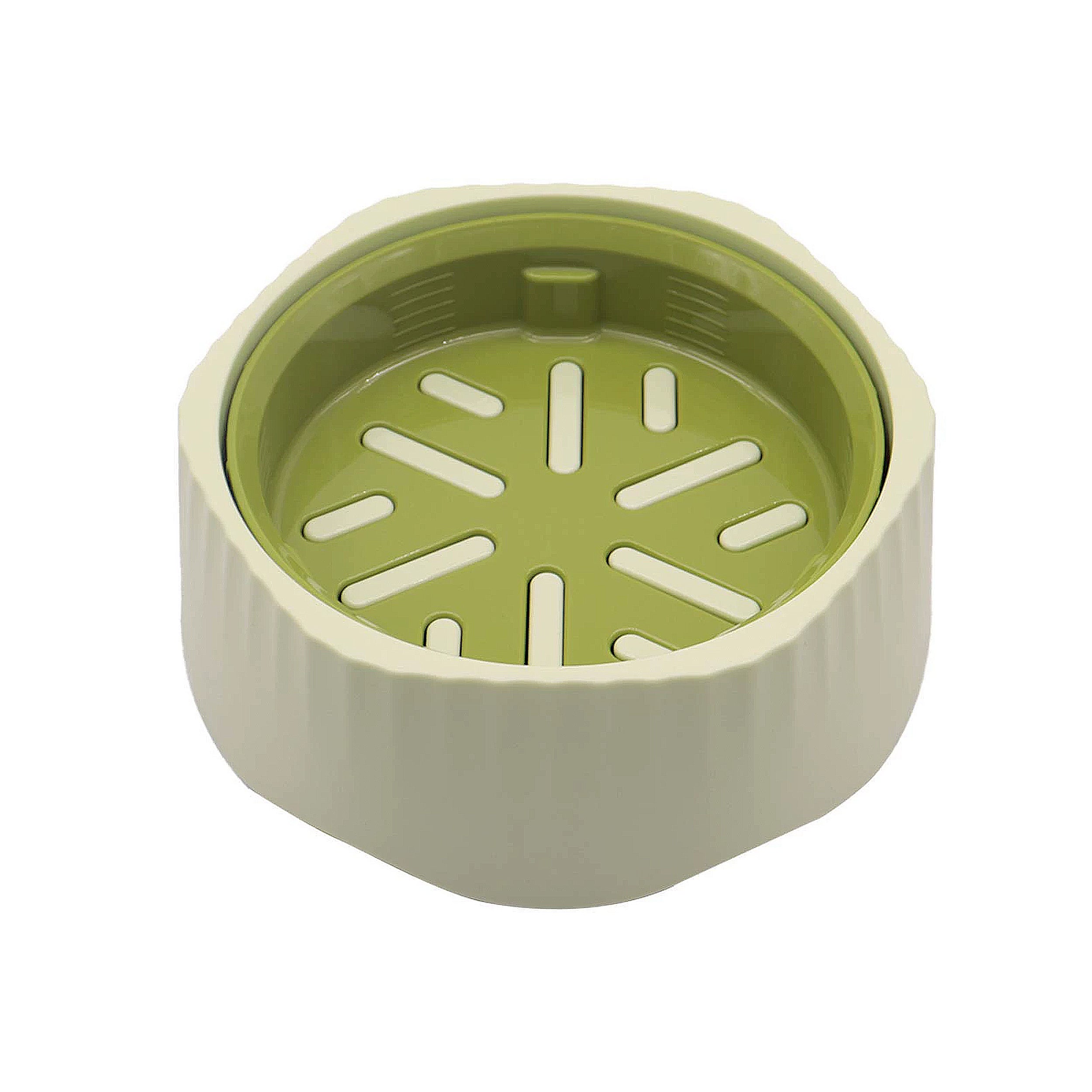 Anna-Kaci Pet Slow Feeder Bowl with Removable Insert, Non-Slip Base, Convertible Design