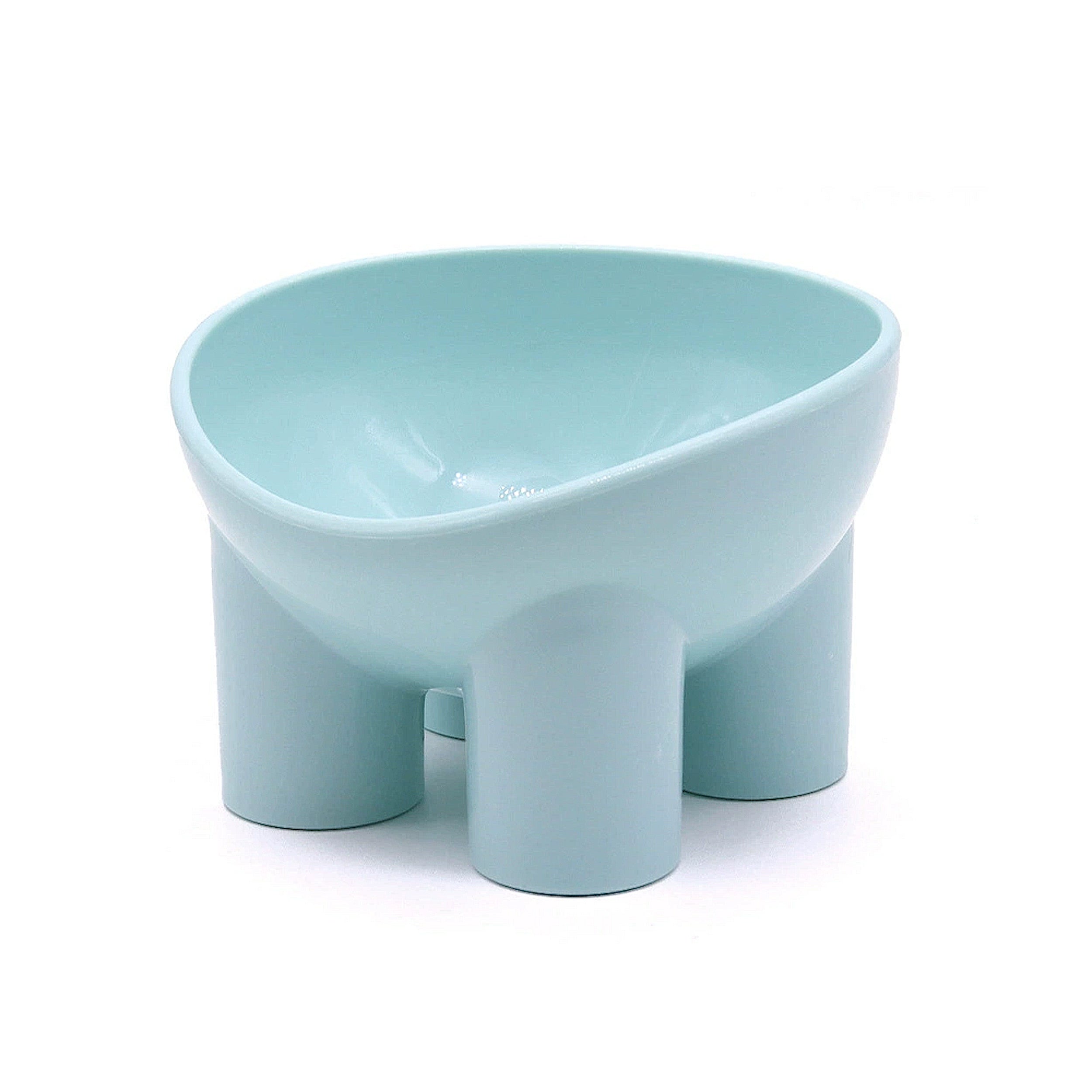 Anna-Kaci Elevated Tilted Cat Food Bowl with Raised Base for Comfortable Feeding