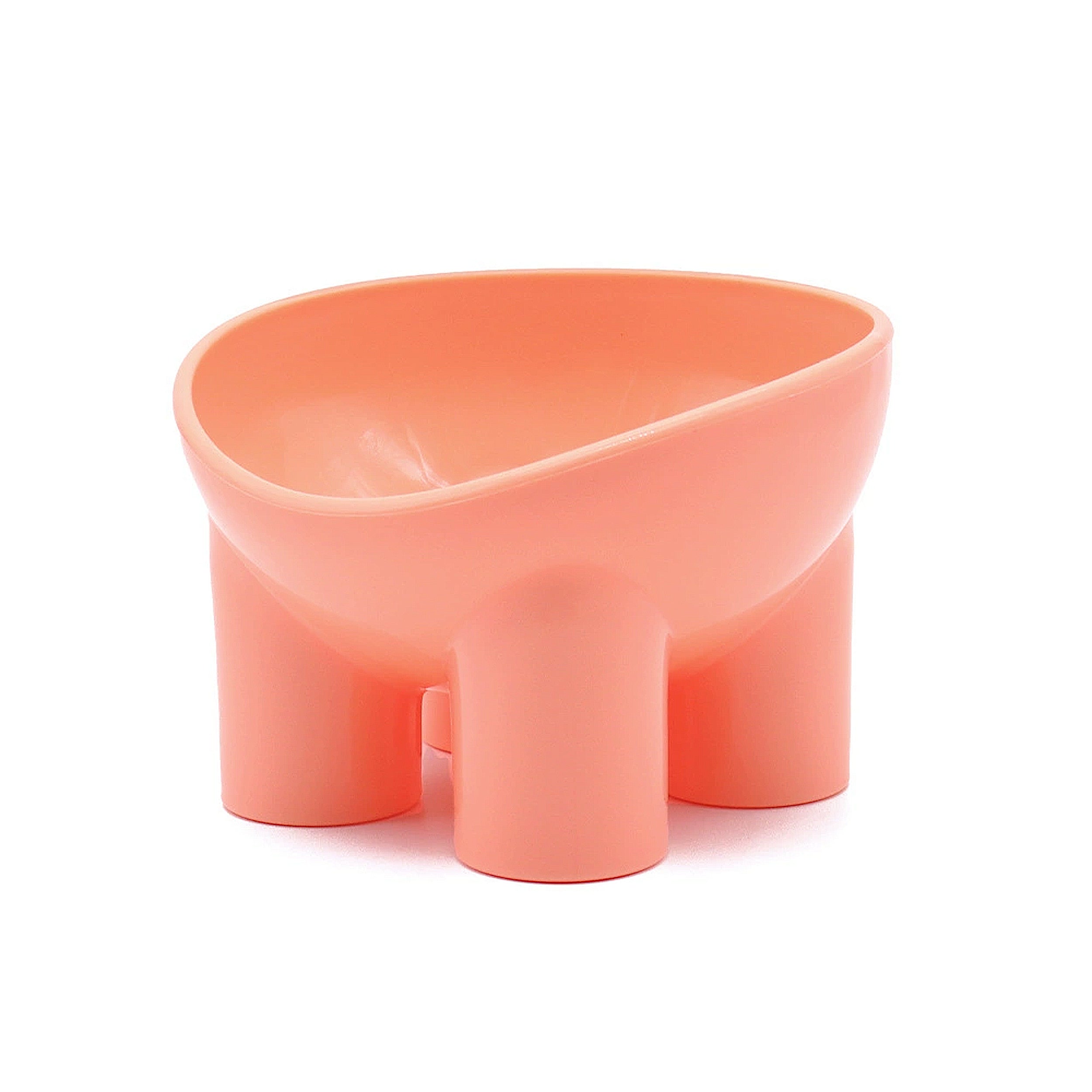 Anna-Kaci Elevated Tilted Cat Food Bowl with Raised Base for Comfortable Feeding