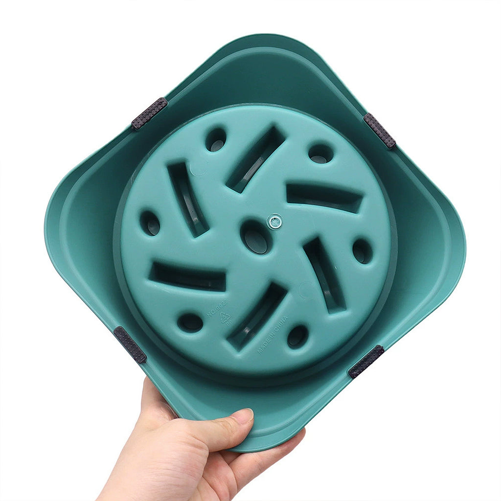 Anna-Kaci Slow Feeder Dog Bowl with Non-Slip Base Helps Reduce Fast Eating