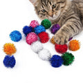 Anna-Kaci Crinkle Cat Toy Balls Interactive Foil Cat Toys Lightweight Cat Play Balls for Indoor Cats