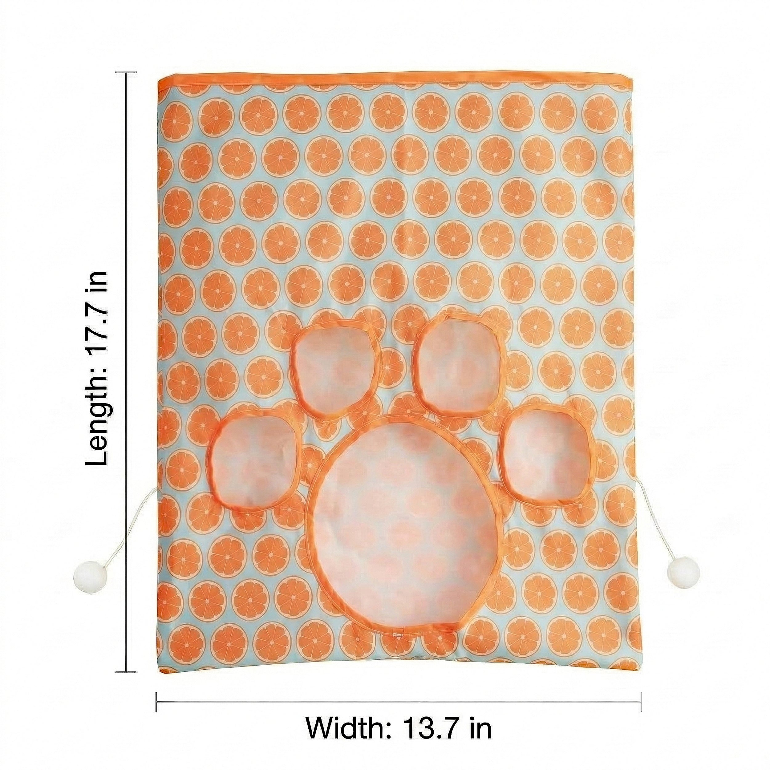 Anna-Kaci Interactive Cat Crinkle Bag Toy with Peek Holes Indoor Cat Hide and Seek Tunnel Toy
