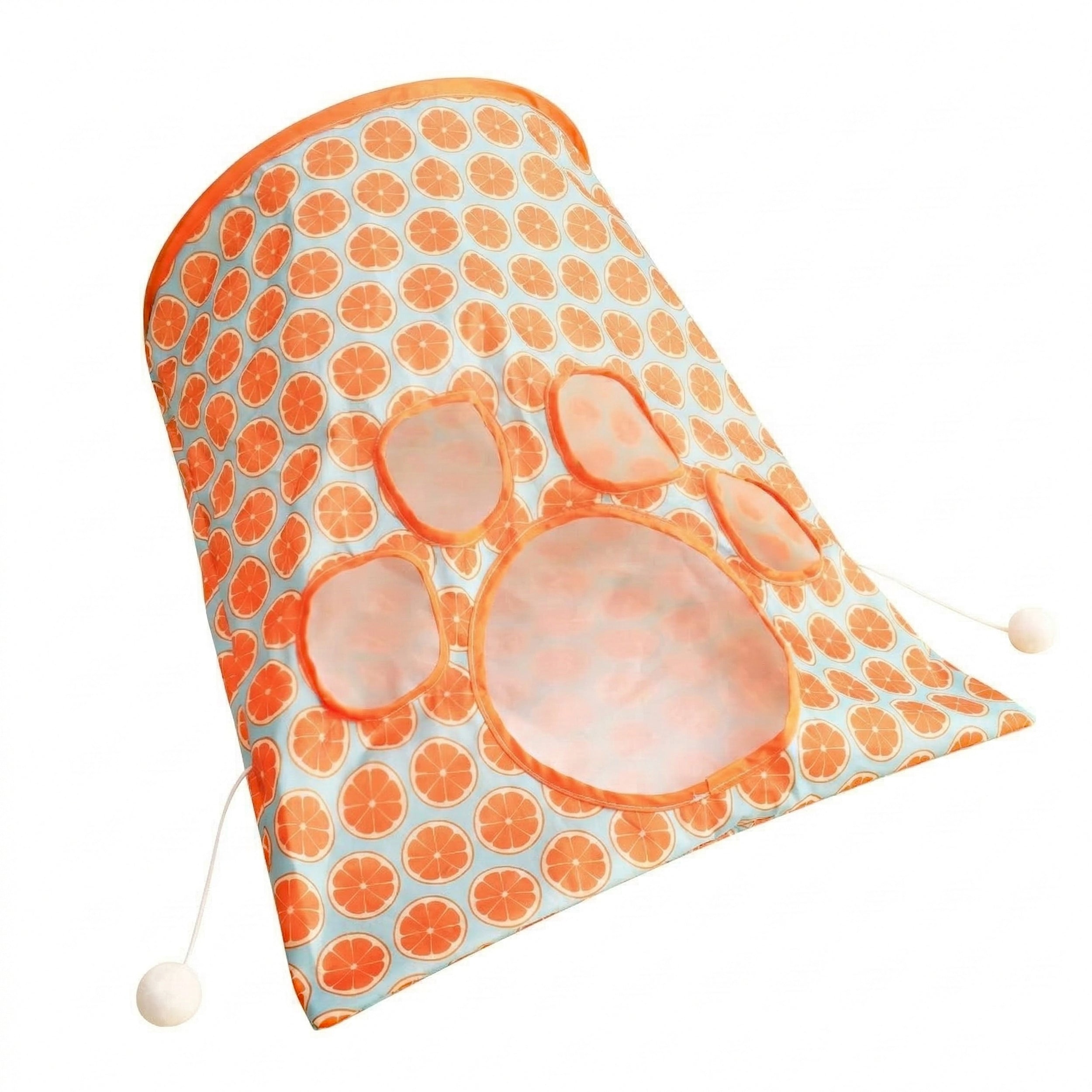 Anna-Kaci Interactive Cat Crinkle Bag Toy with Peek Holes Indoor Cat Hide and Seek Tunnel Toy