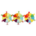 Anna-Kaci 3 Pack Dog Squeaky Plush Chew Toy Set Interactive Crinkle Pet Toy for Dogs Training