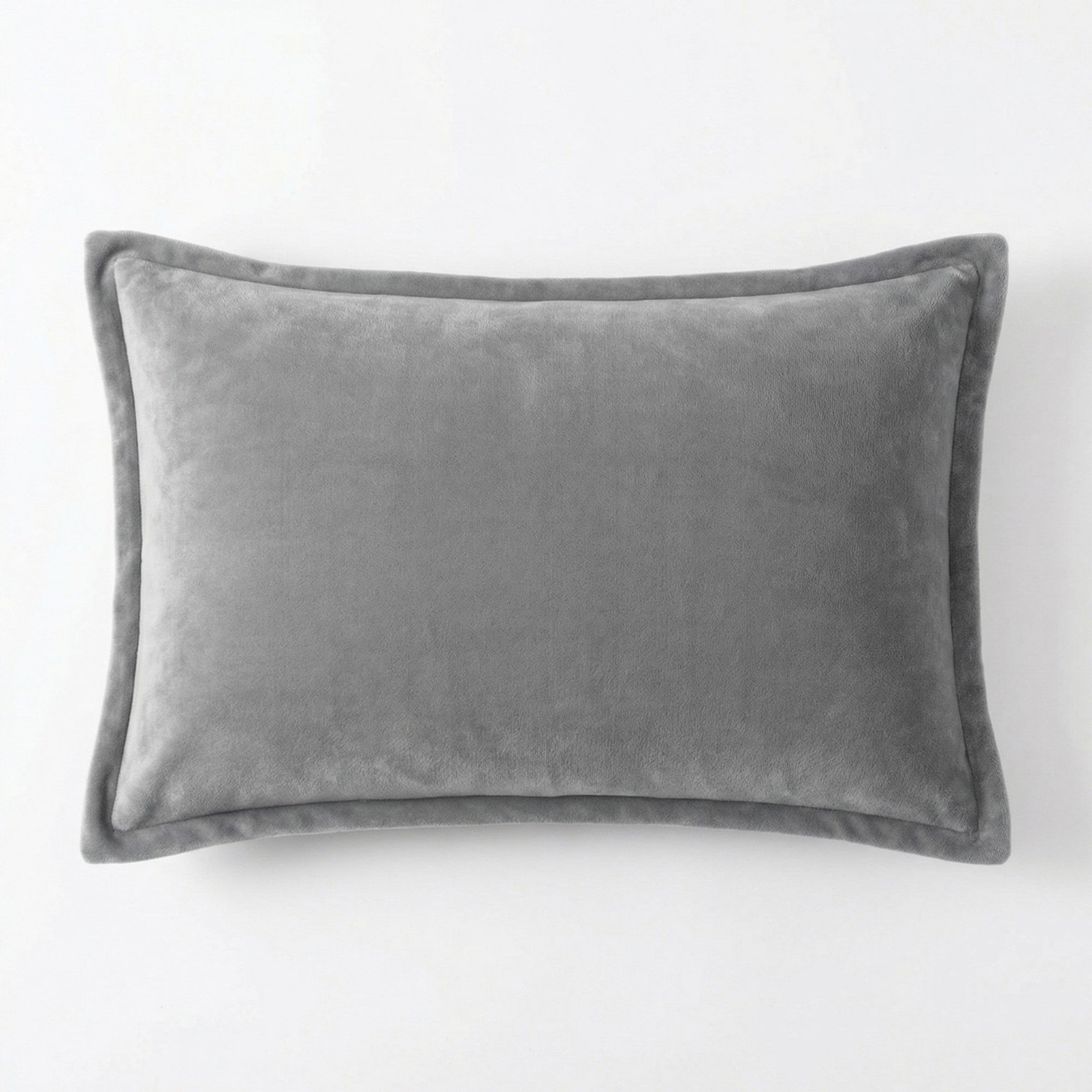 Anna-Kaci 2-Pack Solid Pillowcases with Envelope Closure Decorative Sleep Cover Set 18.9x29in