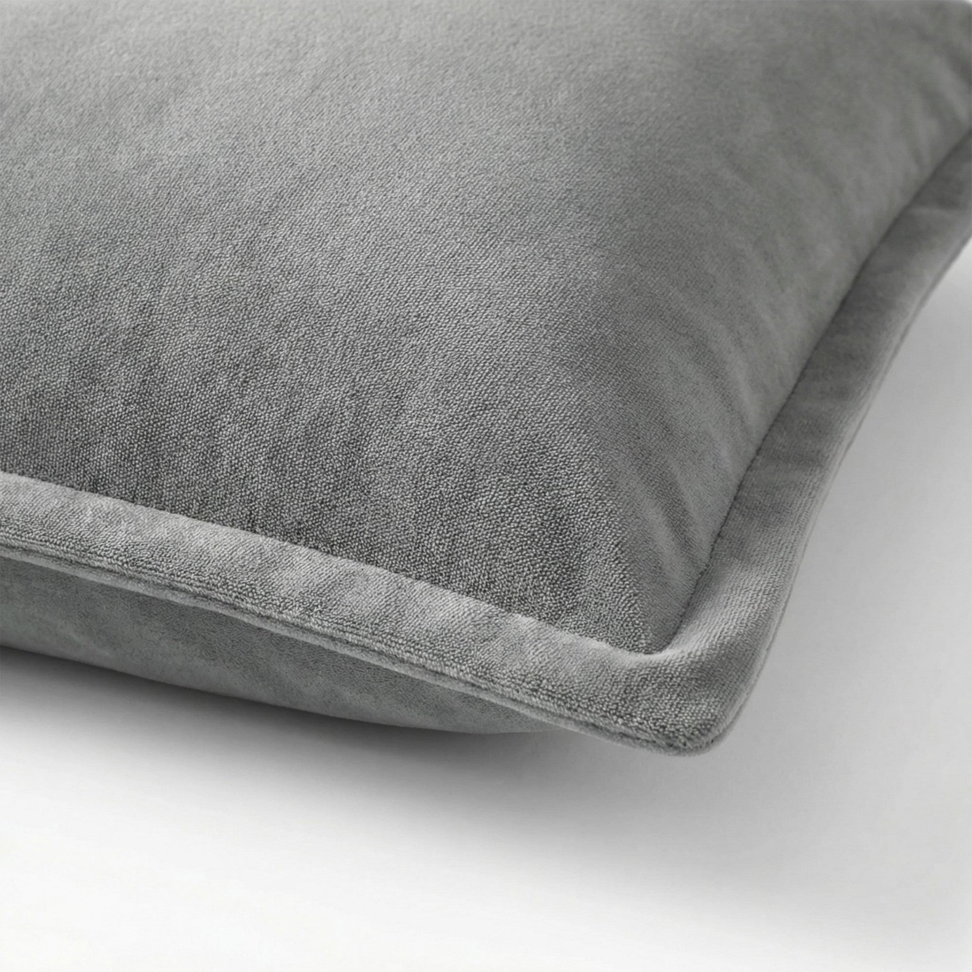 Anna-Kaci 2-Pack Solid Pillowcases with Envelope Closure Decorative Sleep Cover Set 18.9x29in