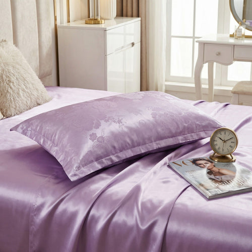 Anna-Kaci 2-Pack Floral Print Pillowcases with Envelope Closure Decorative Sleep Cover Set 18.9x29in