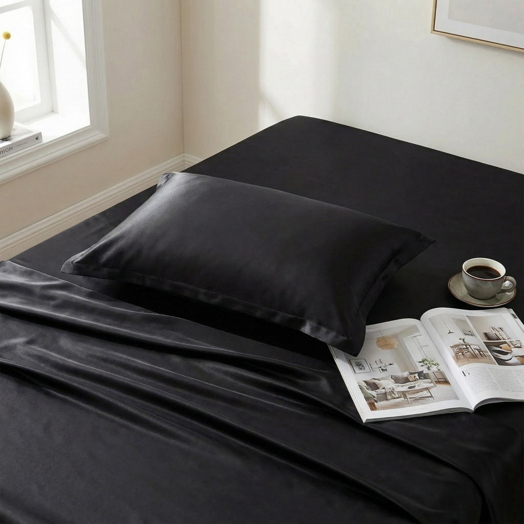 Anna-Kaci 2-Pack Solid Pillowcases with Envelope Closure Decorative Sleep Cover Set 18.9x29in
