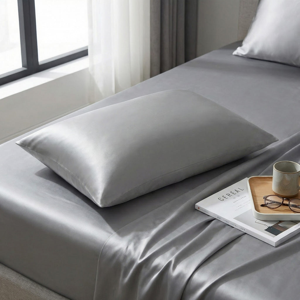Anna-Kaci 2-Pack Solid Pillowcases with Envelope Closure Decorative Sleep Cover Set 18.9x29in