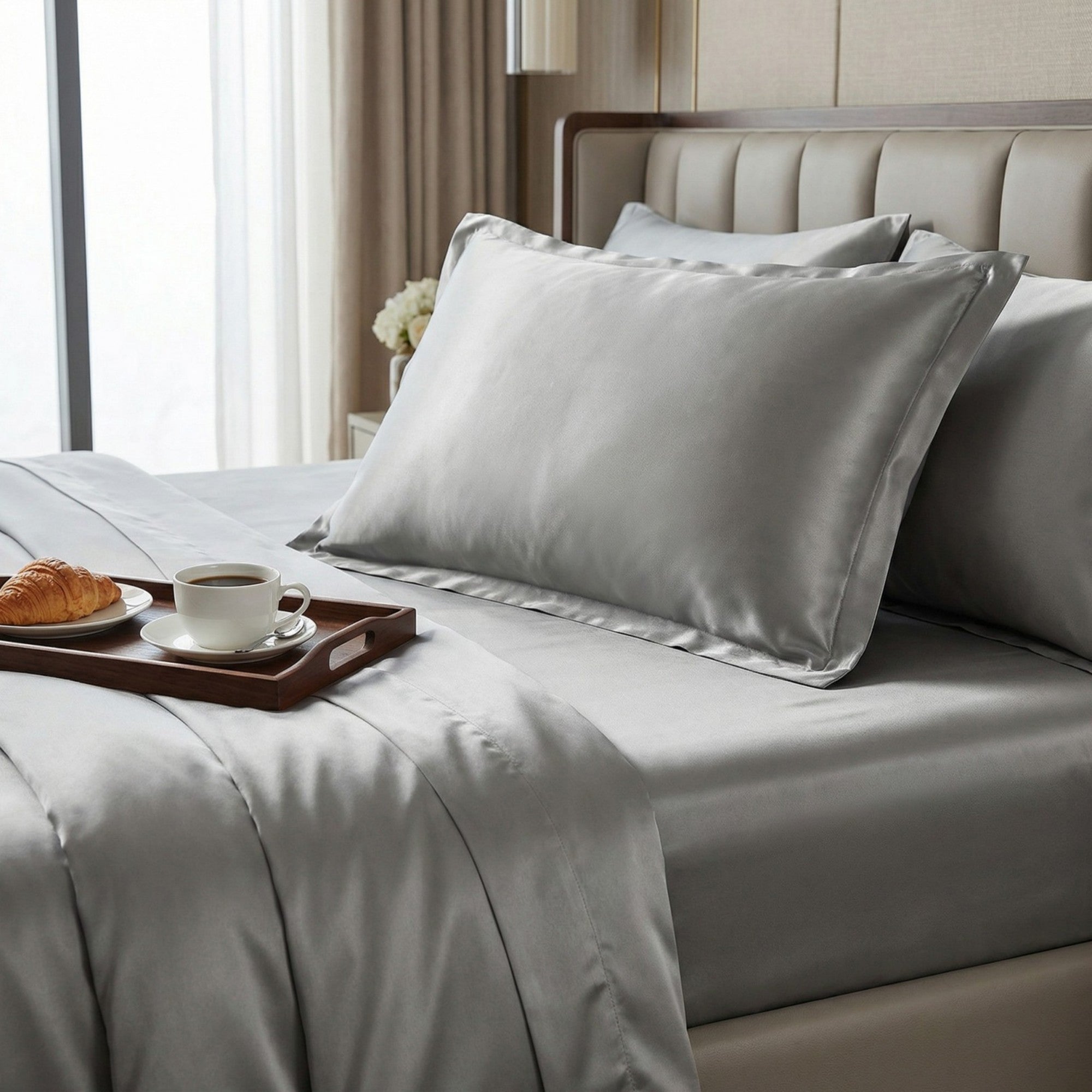 Anna-Kaci 2-Pack Solid Pillowcases with Envelope Closure Decorative Sleep Cover Set 18.9x29in