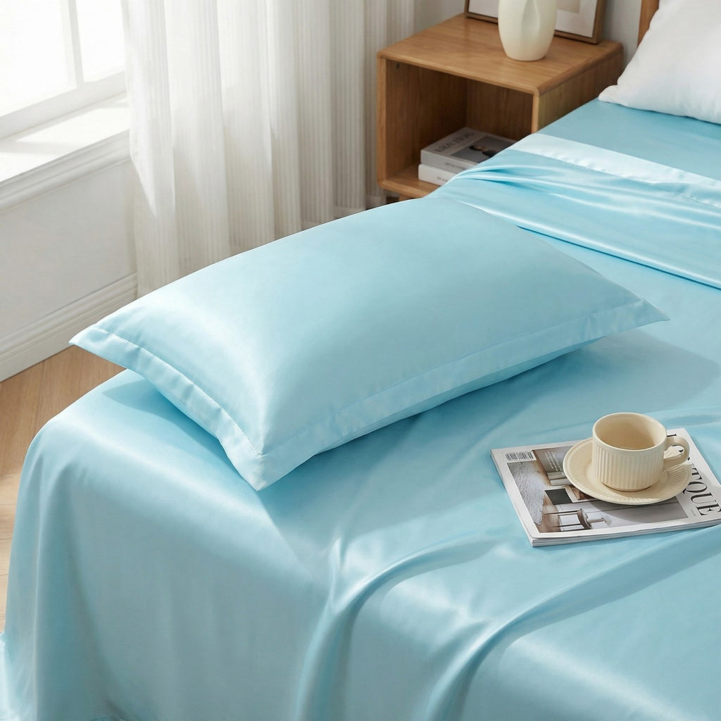 Anna-Kaci 2-Pack Solid Pillowcases with Envelope Closure Decorative Sleep Cover Set 18.9x29in