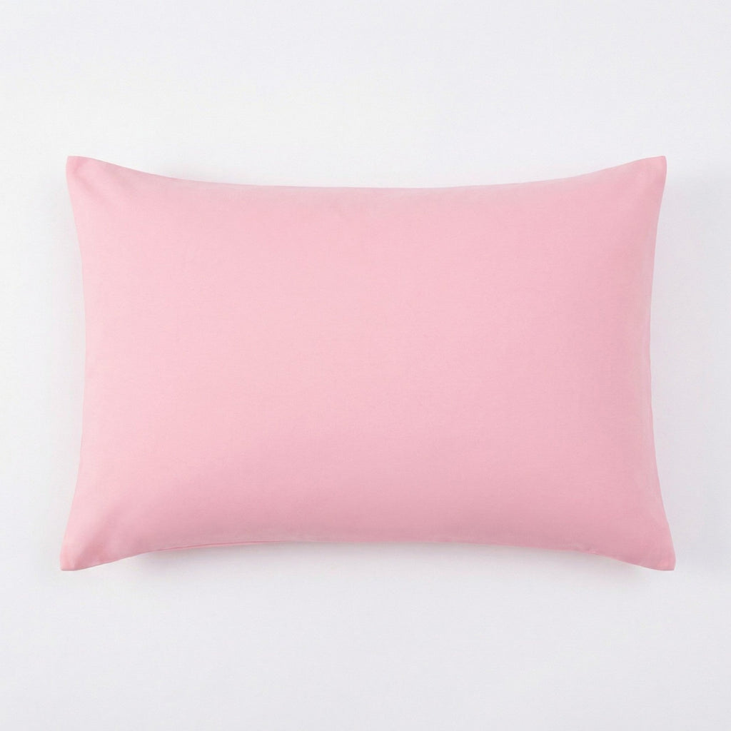 2-Pack Solid Color Pillowcases with Envelope Closure Decorative Sleep Cover Set 18.9x29in