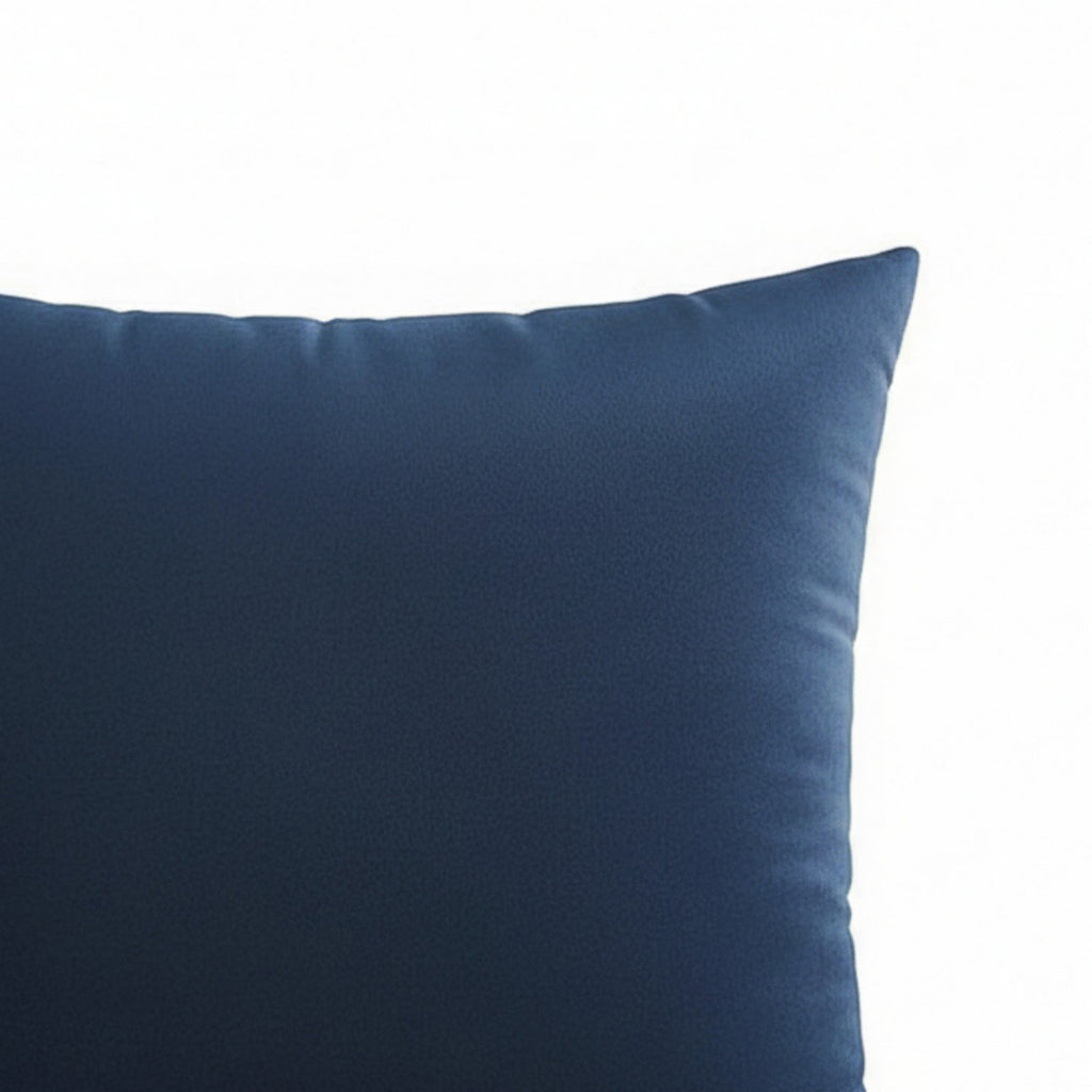 Anna-Kaci Solid Color Pillow Cover Decorative Square Cushion Case Single Piece 17.7x17.7in