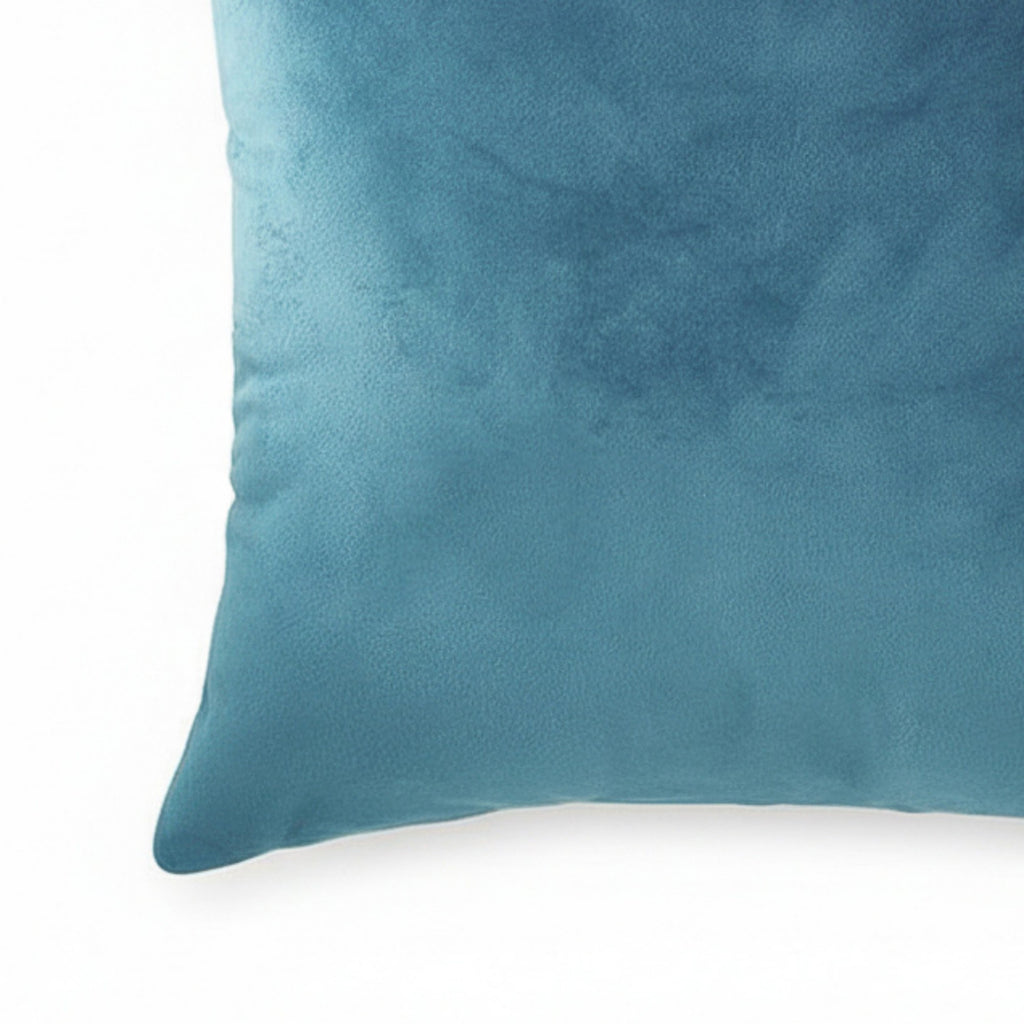 Anna-Kaci Solid Color Pillow Cover Decorative Square Cushion Case Single Piece 17.7x17.7in