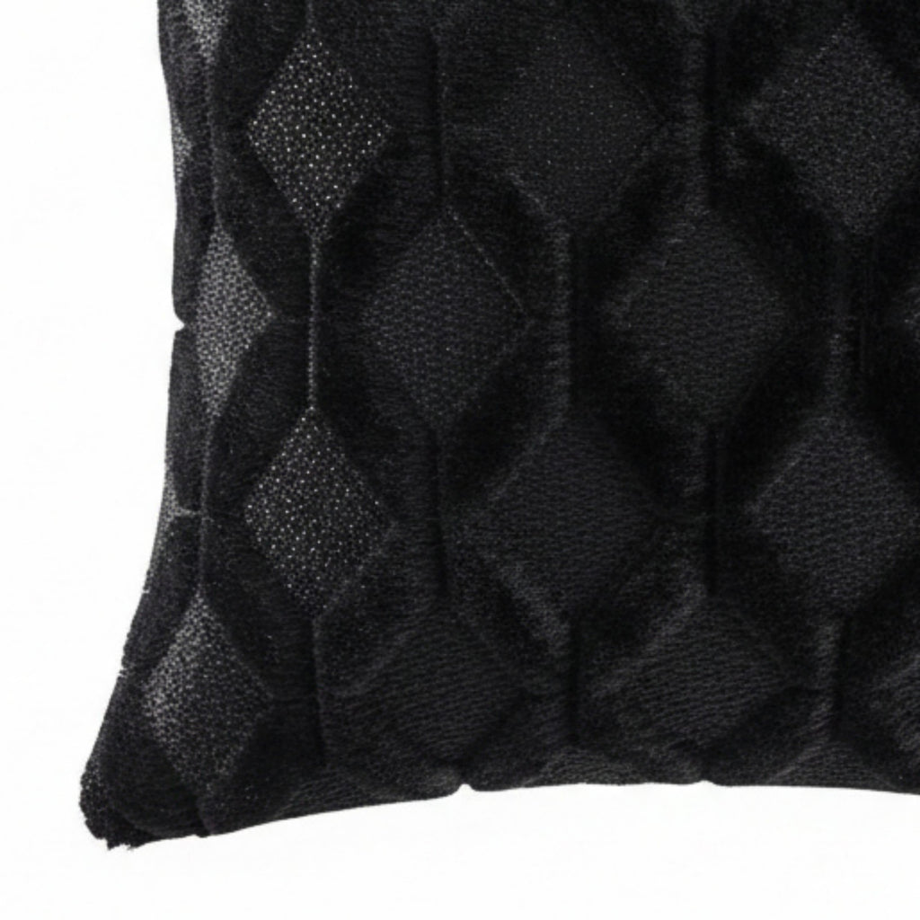 Anna-Kaci Cable Textured Pillow Cover Decorative Square Cushion Case Single Piece 17.7x17.7in