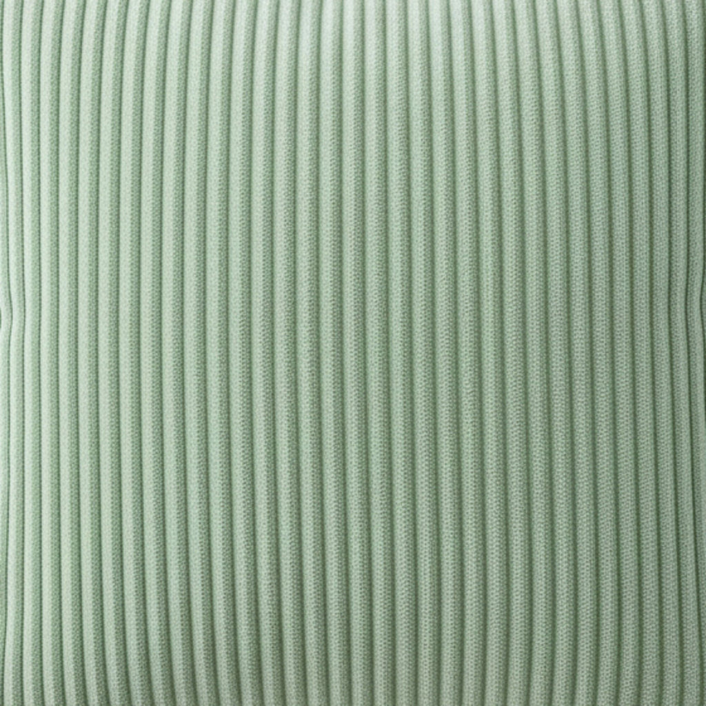 Anna-Kaci Ribbed Textured Pillow Cover Decorative Square Cushion Case Single Piece 17.7x17.7in
