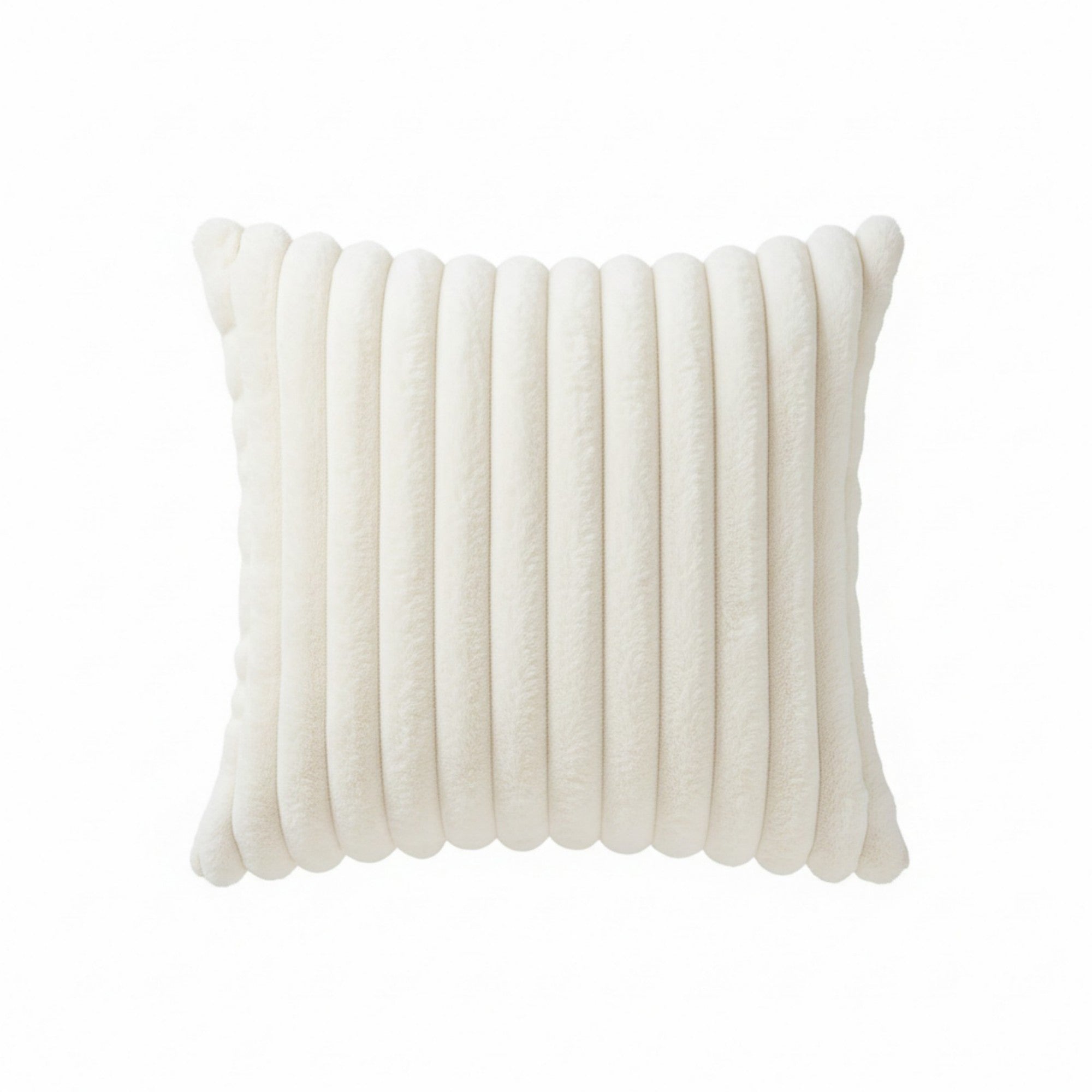 Anna-Kaci Textured Corded Pillow Cover Decorative Square Cushion Case Single Piece 17.7x17.7in