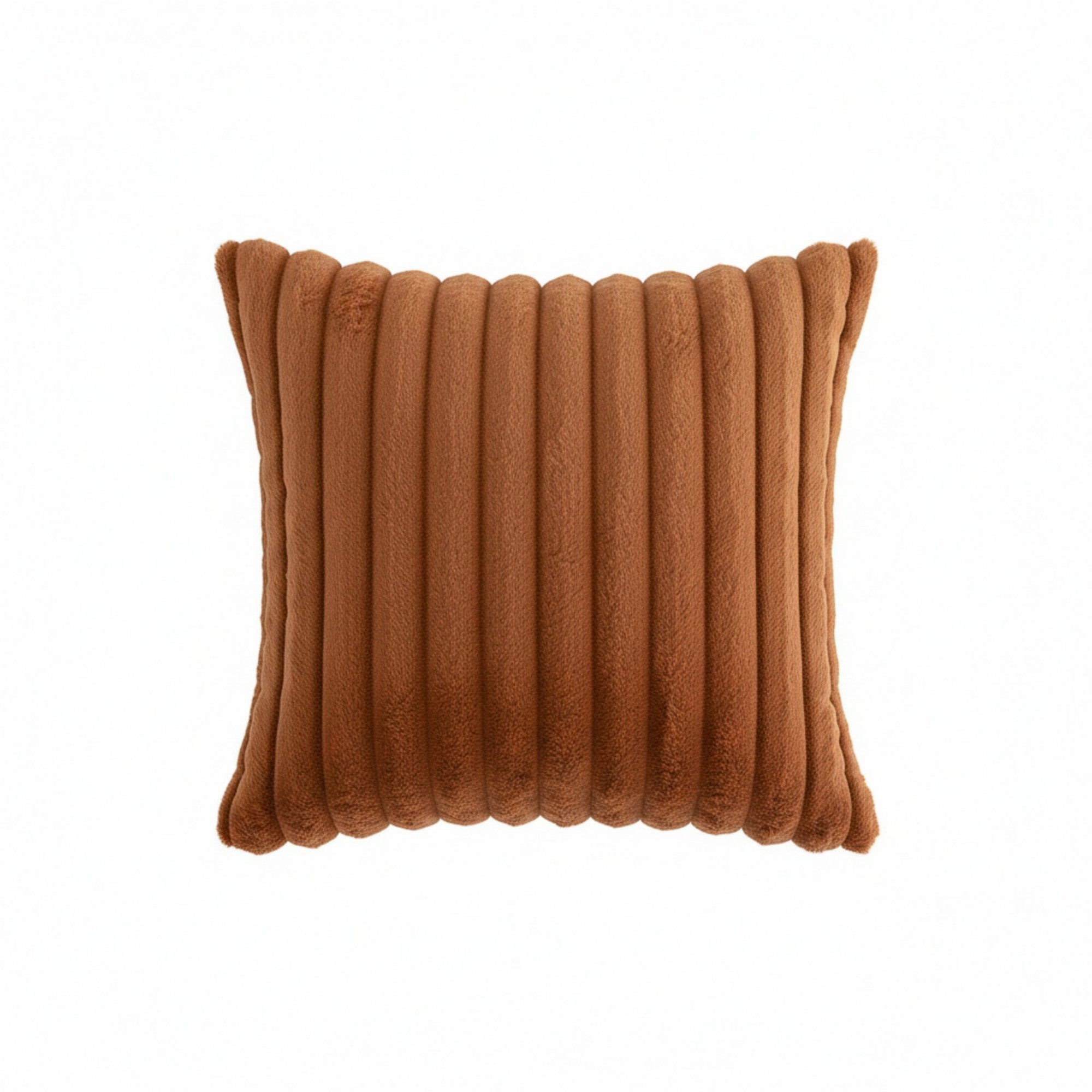 Anna-Kaci Textured Corded Pillow Cover Decorative Square Cushion Case Single Piece 17.7x17.7in