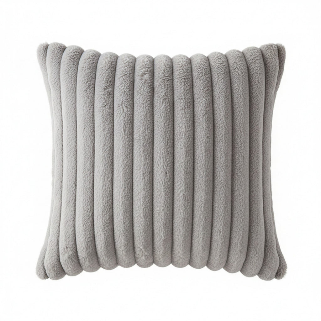 Anna-Kaci Textured Corded Pillow Cover Decorative Square Cushion Case Single Piece 17.7x17.7in