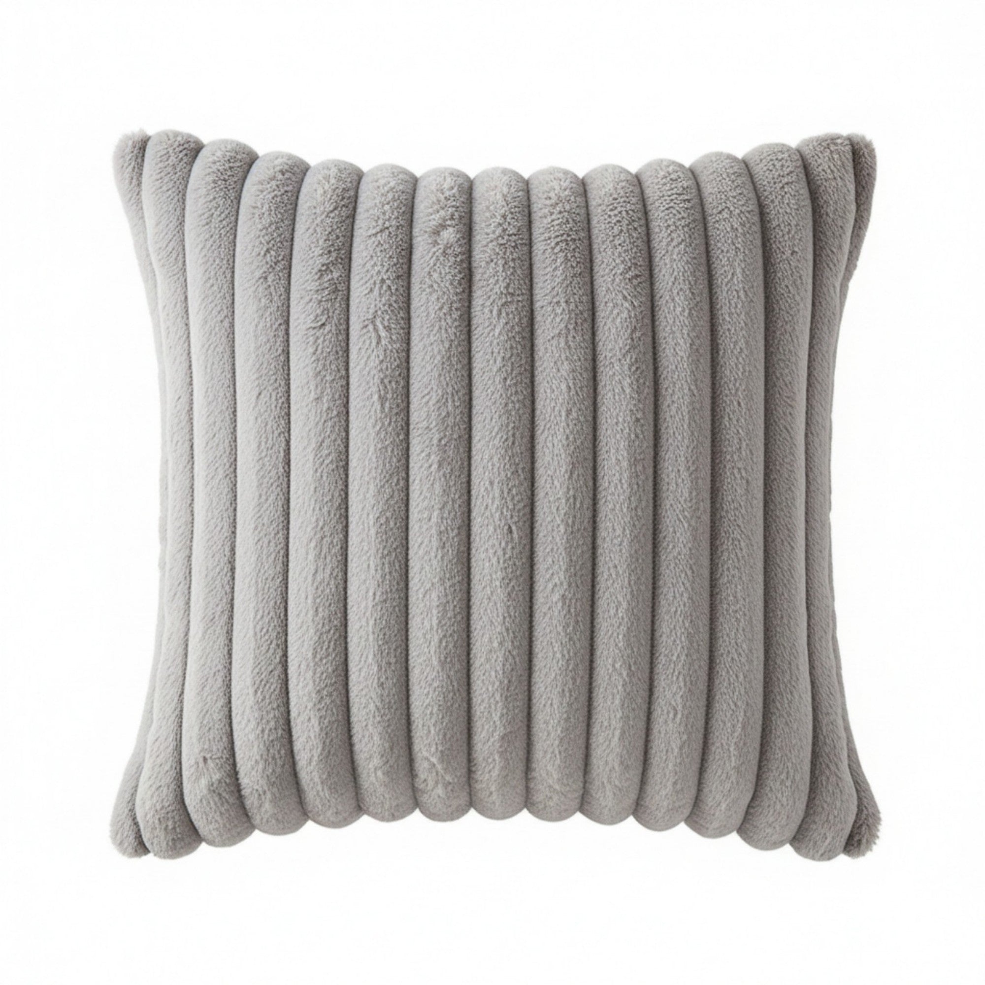 Anna-Kaci Textured Corded Pillow Cover Decorative Square Cushion Case Single Piece 17.7x17.7in