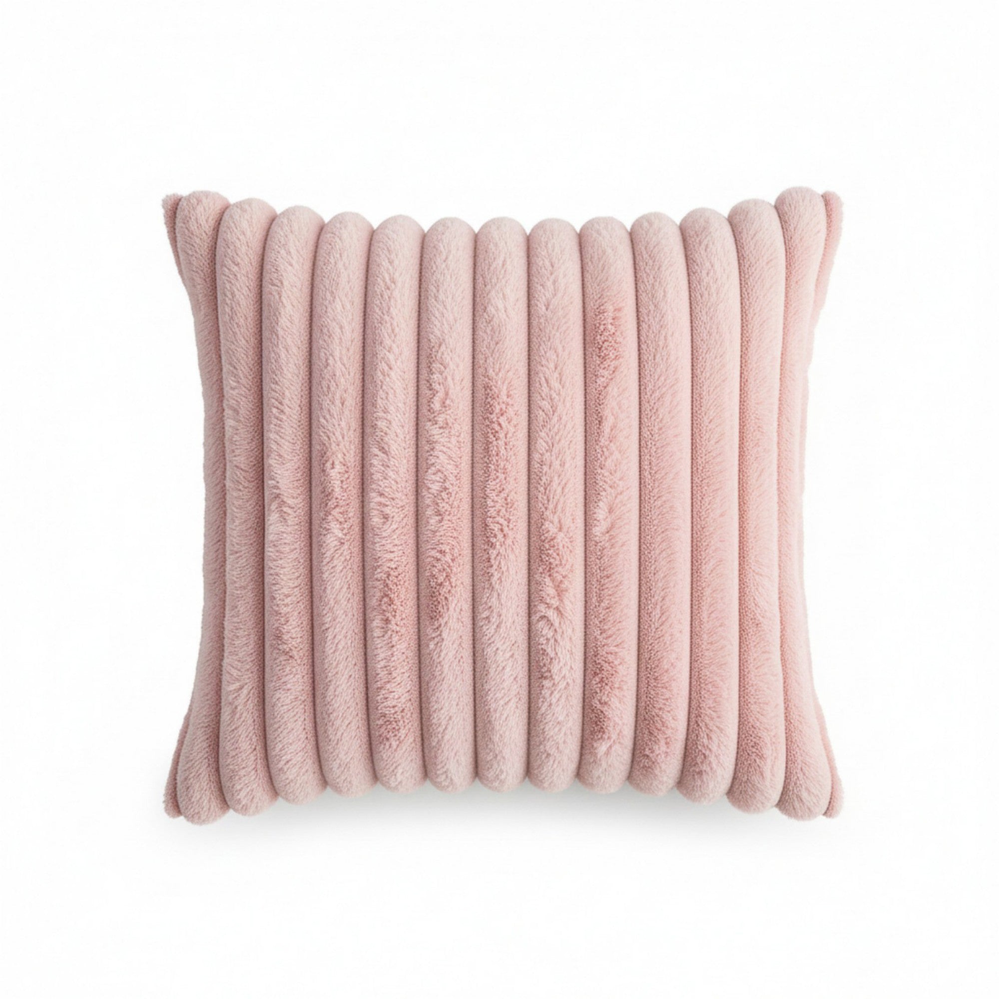 Anna-Kaci Textured Corded Pillow Cover Decorative Square Cushion Case Single Piece 17.7x17.7in