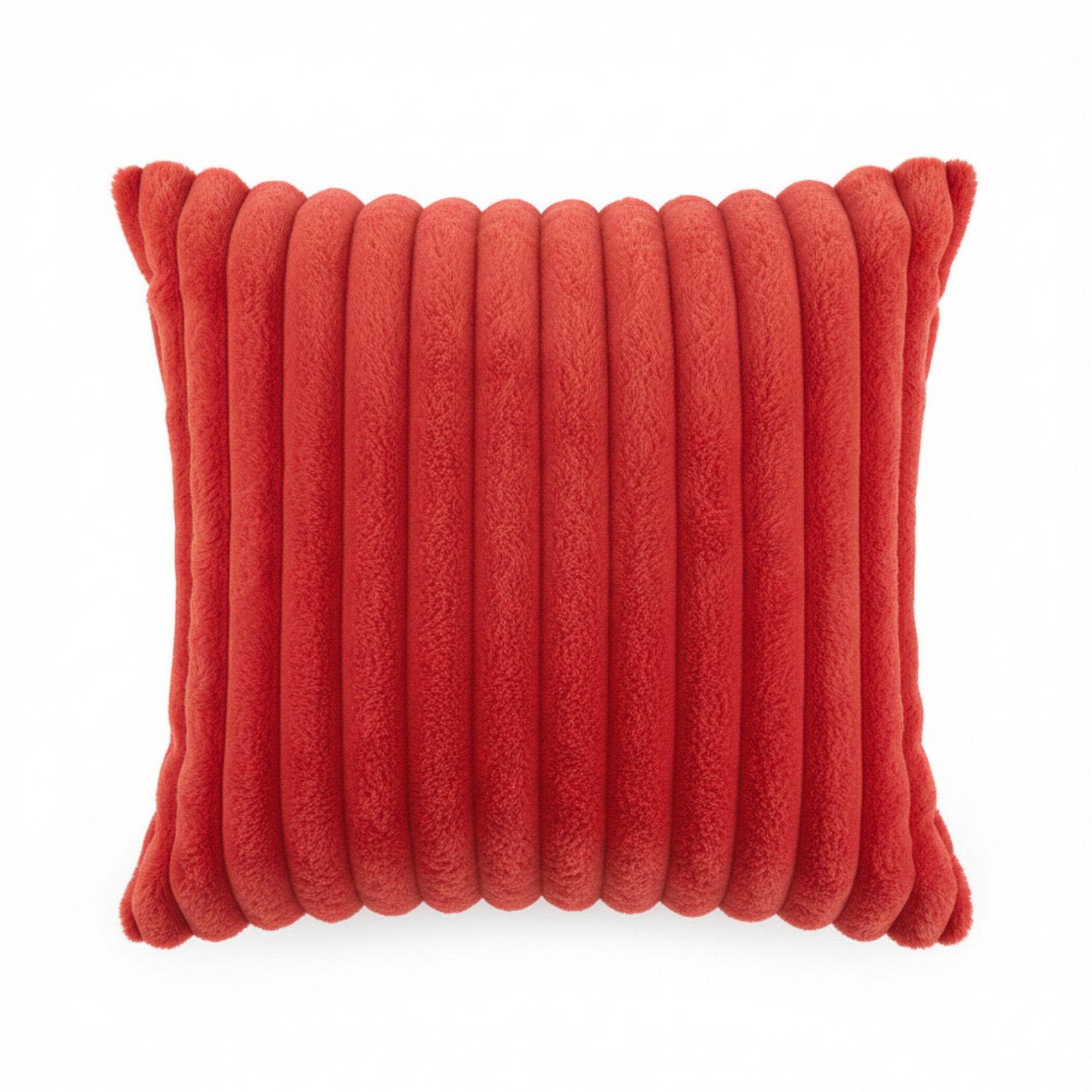Anna-Kaci Textured Corded Pillow Cover Decorative Square Cushion Case Single Piece 17.7x17.7in