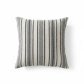 Anna-Kaci Striped Decorative Throw Pillow Cover Soft Woven Square Cushion Cover with Hidden Zipper 17.7x17.7in
