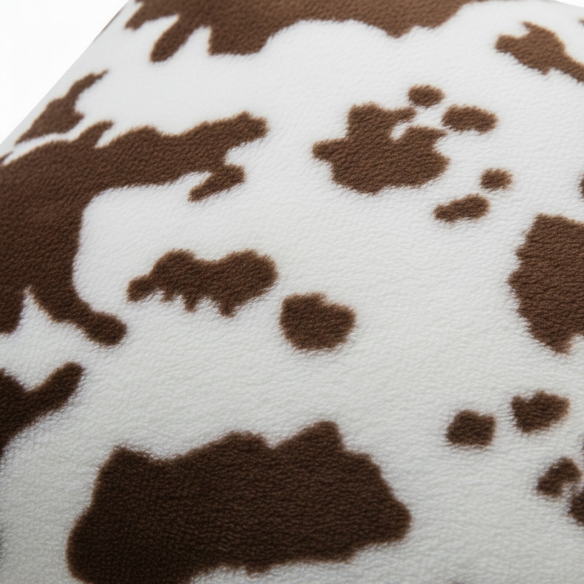 Anna-Kaci Cow Print Decorative Throw Pillow Covers 2-Pack Soft Plush Square Cushion Covers with Hidden Zipper 17.7x17.7in
