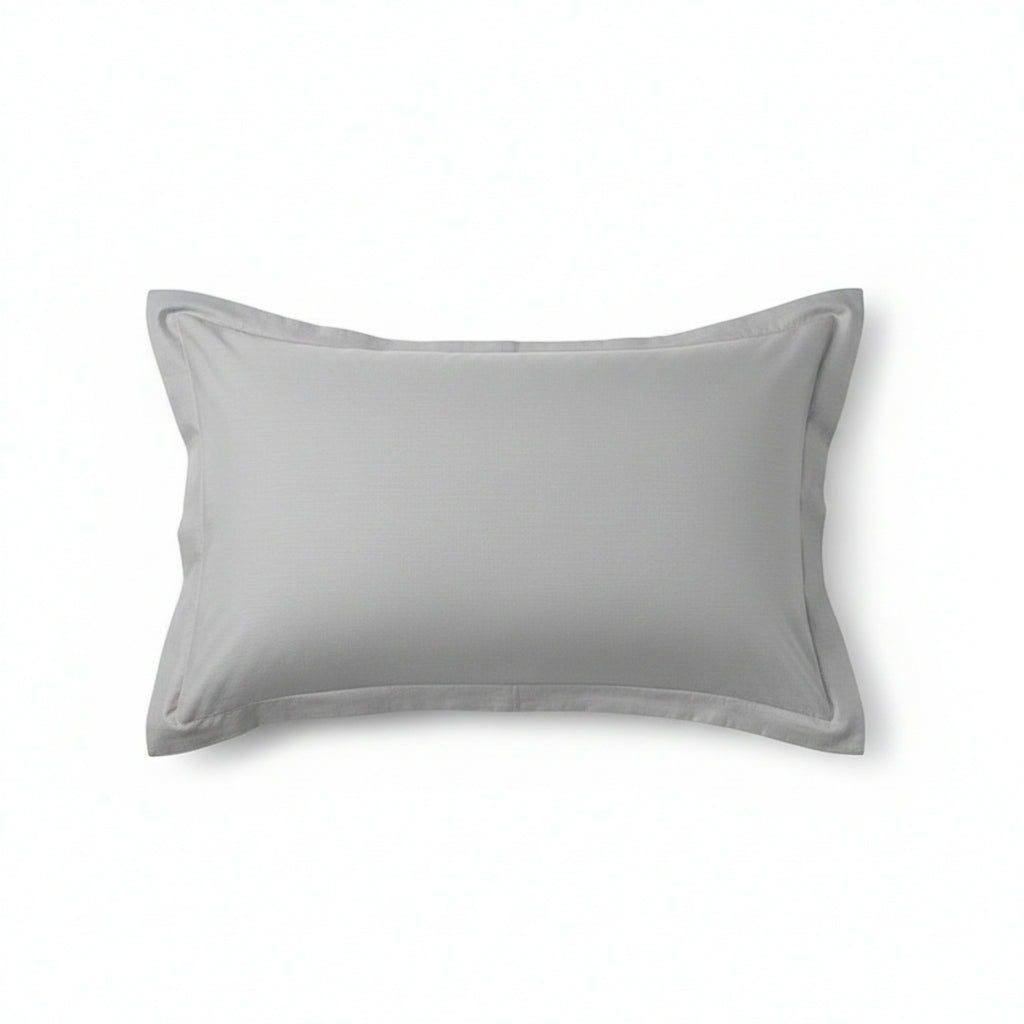 Anna-Kaci Decorative Pillow Sham 2 Pack with Smooth Woven Fabric and Tailored Edge Rectangular Accent Covers 18.9x29in