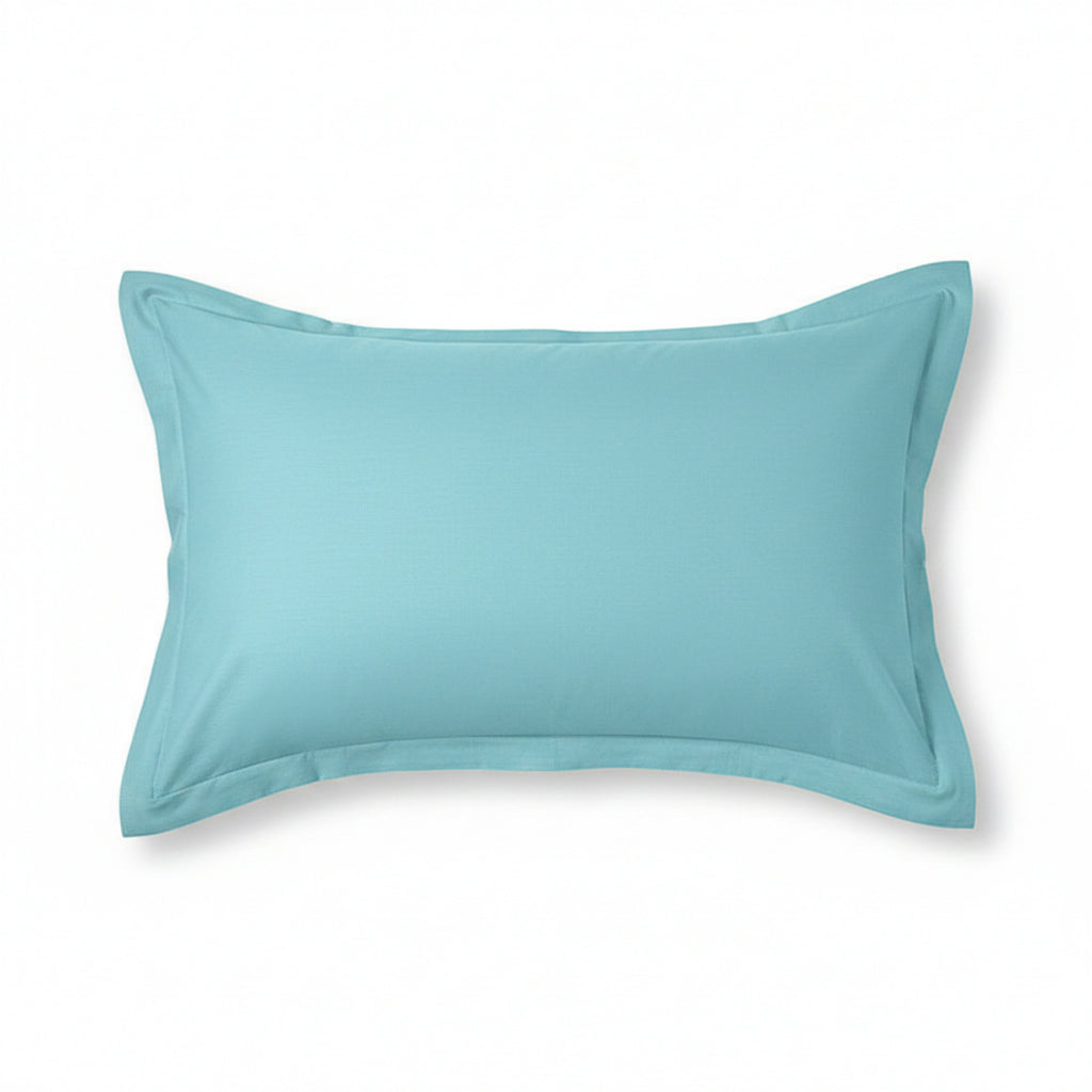 Anna-Kaci Decorative Pillow Sham 2 Pack with Smooth Woven Fabric and Tailored Edge Rectangular Accent Covers 18.9x29in