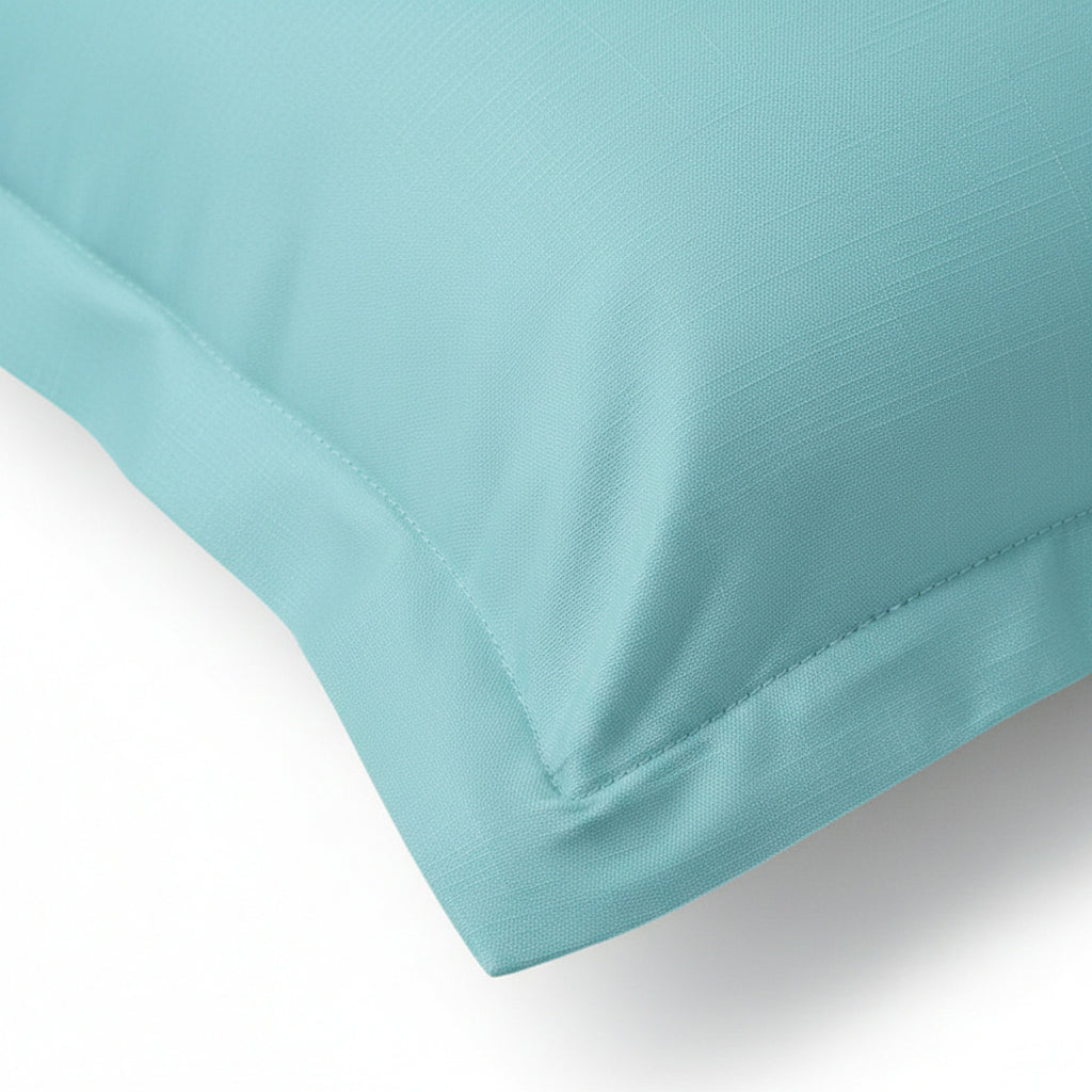 Anna-Kaci Decorative Pillow Sham 2 Pack with Smooth Woven Fabric and Tailored Edge Rectangular Accent Covers 18.9x29in