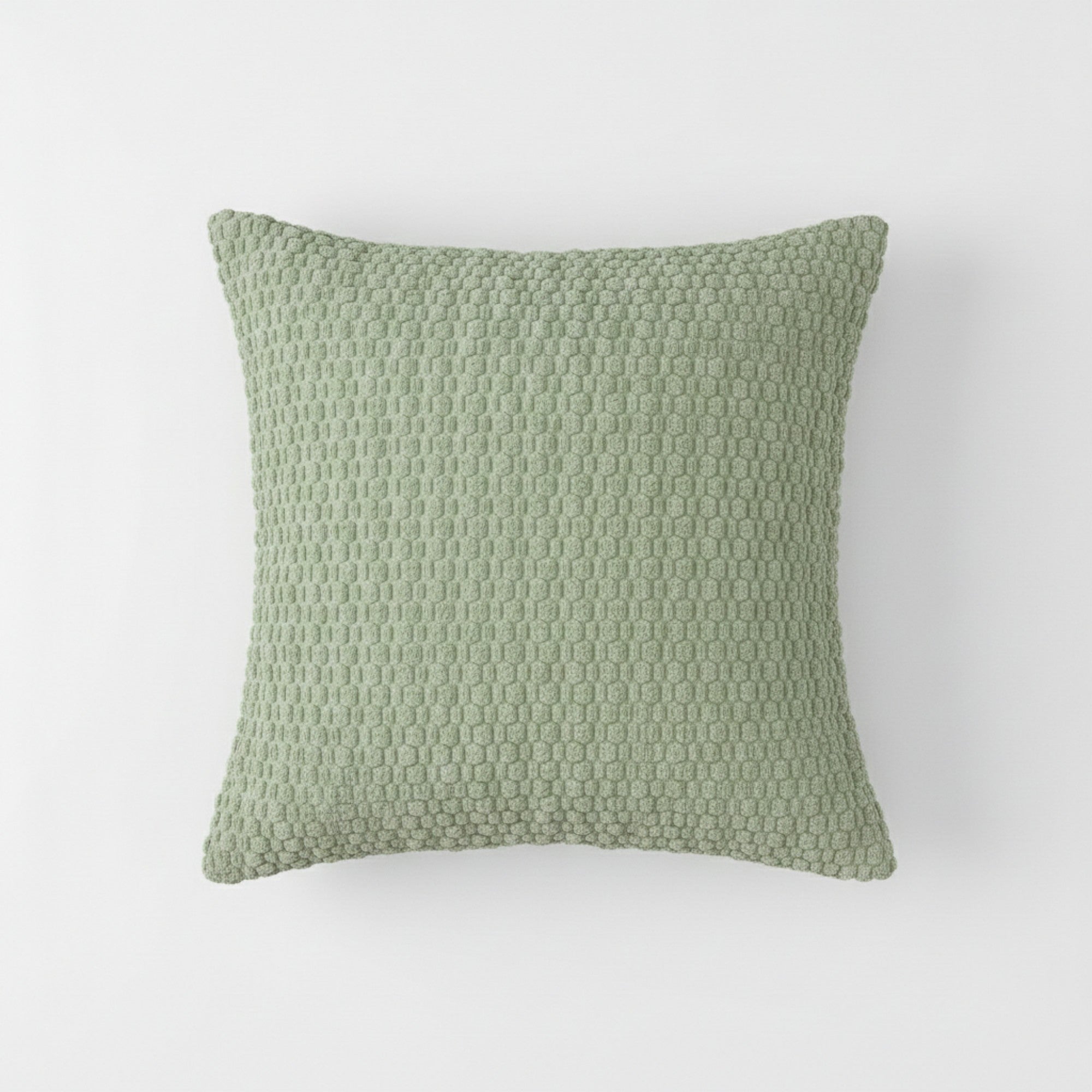Anna-Kaci Woven Textured Decorative Throw Pillow Covers 2 Pack with Chunky Knit Pattern Square Cushion Covers 17.7x17.7in