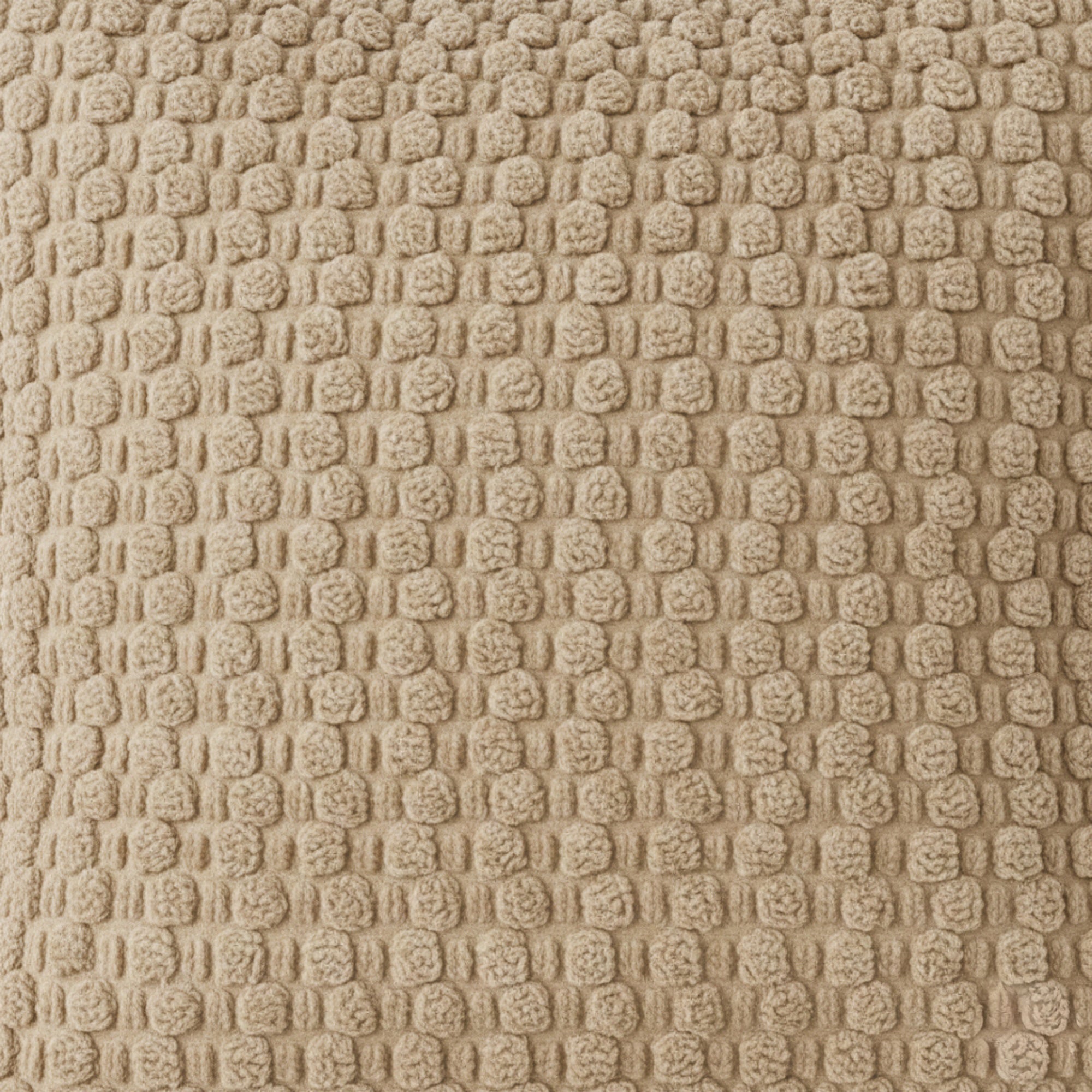 Anna-Kaci Woven Textured Decorative Throw Pillow Covers 2 Pack with Chunky Knit Pattern Square Cushion Covers 17.7x17.7in